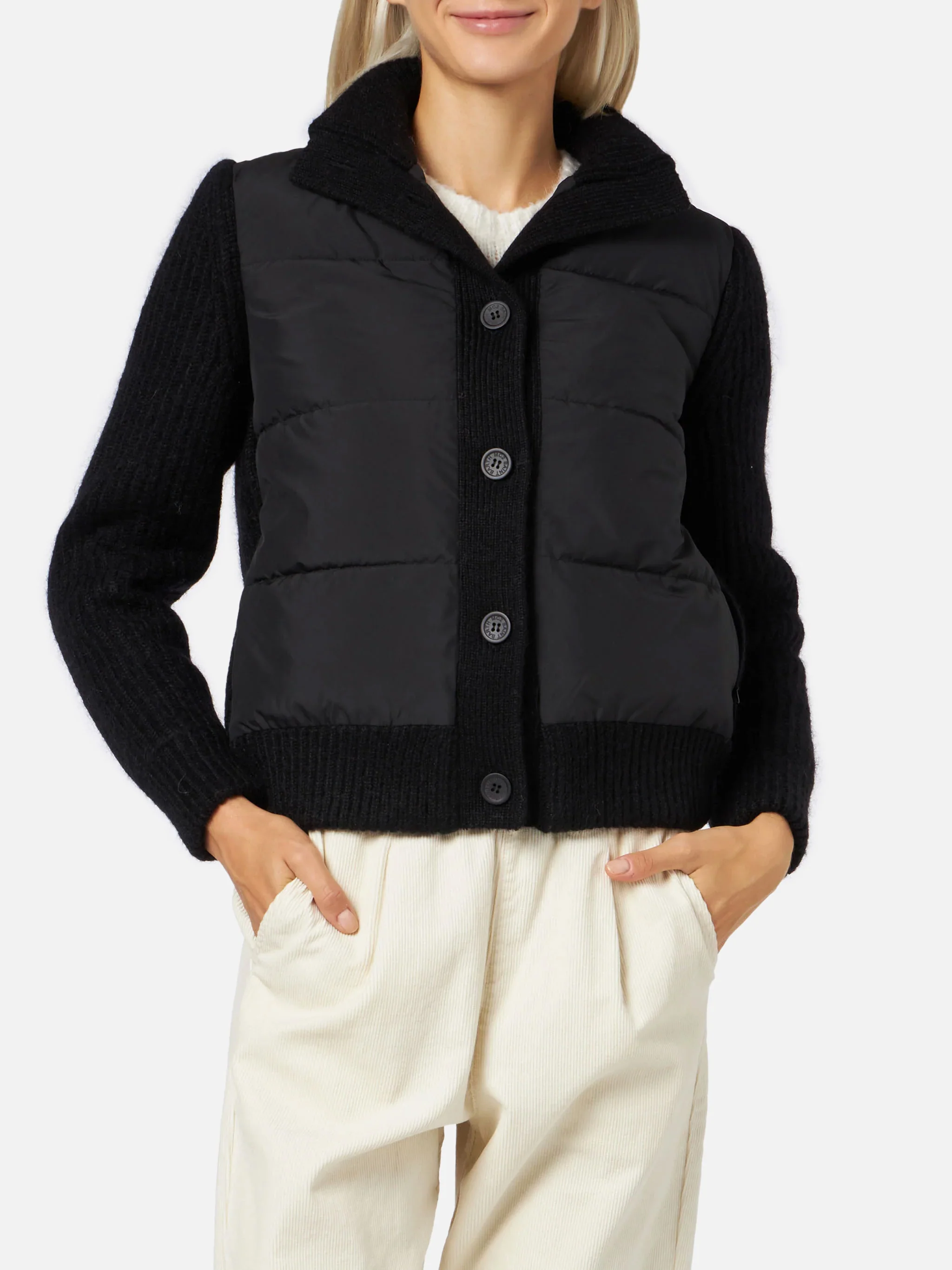 Rosental black padded jacket