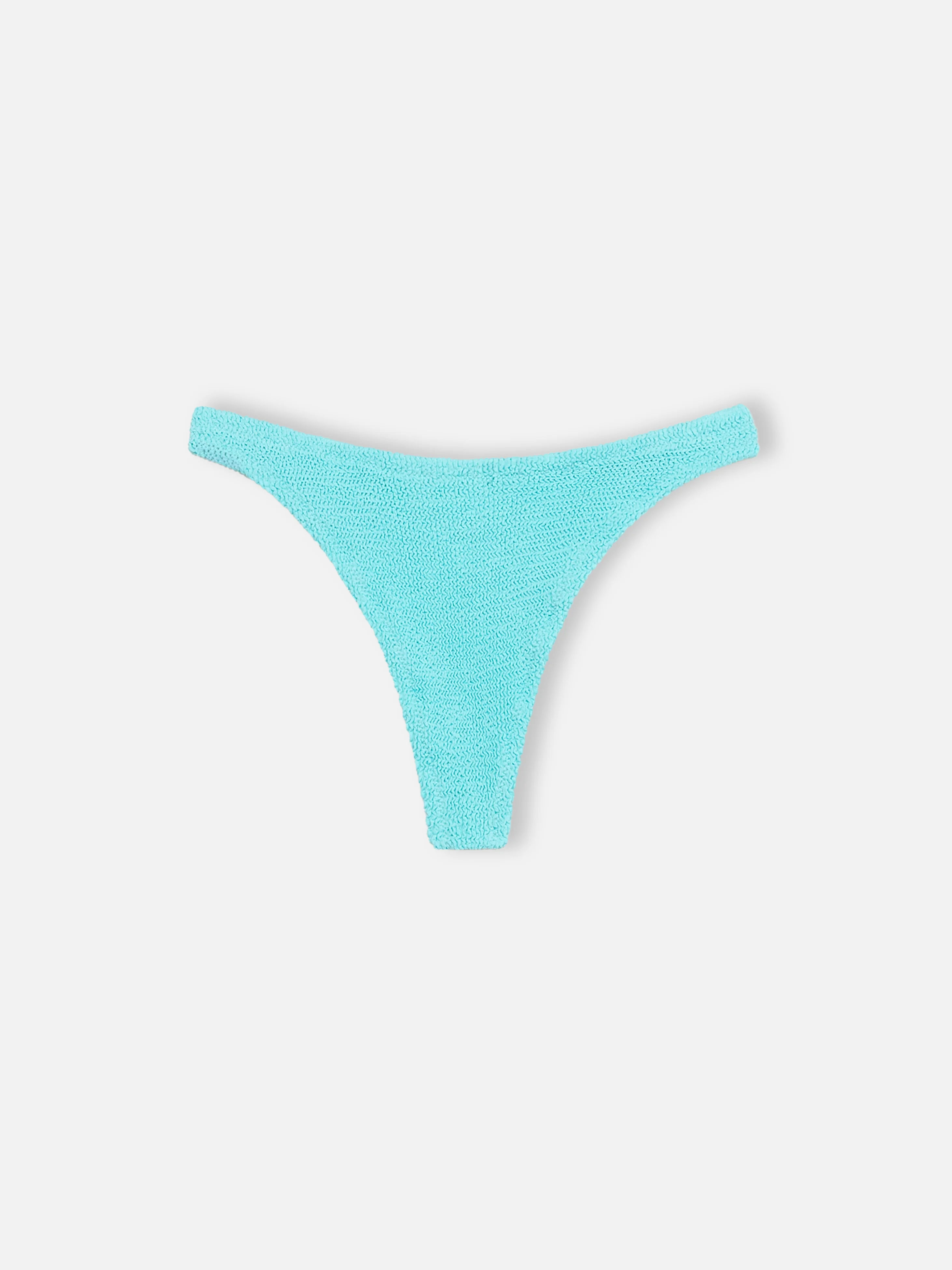 Naomi water green crinkle cheeky swim briefs