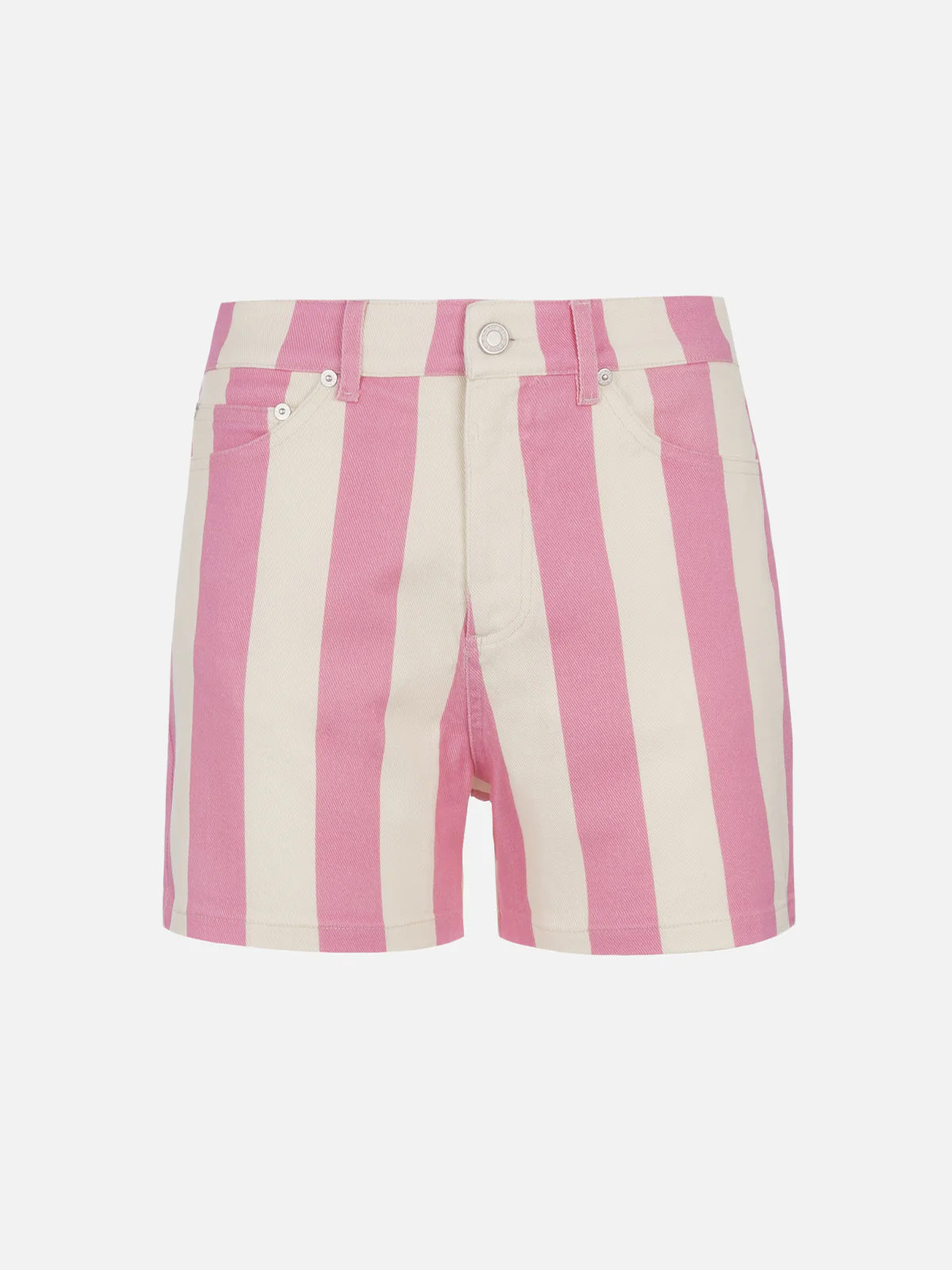 Cancun pink striped denim bermuda shorts - Image 3