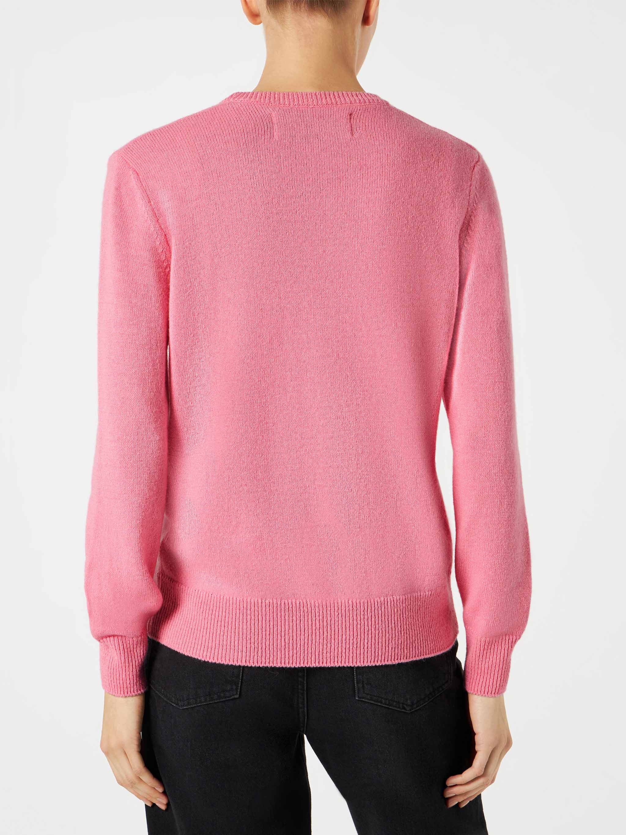 Queen pink sweater with Angry Smurfette print and I hate Mountains embroidery | Special Edition - Image 3