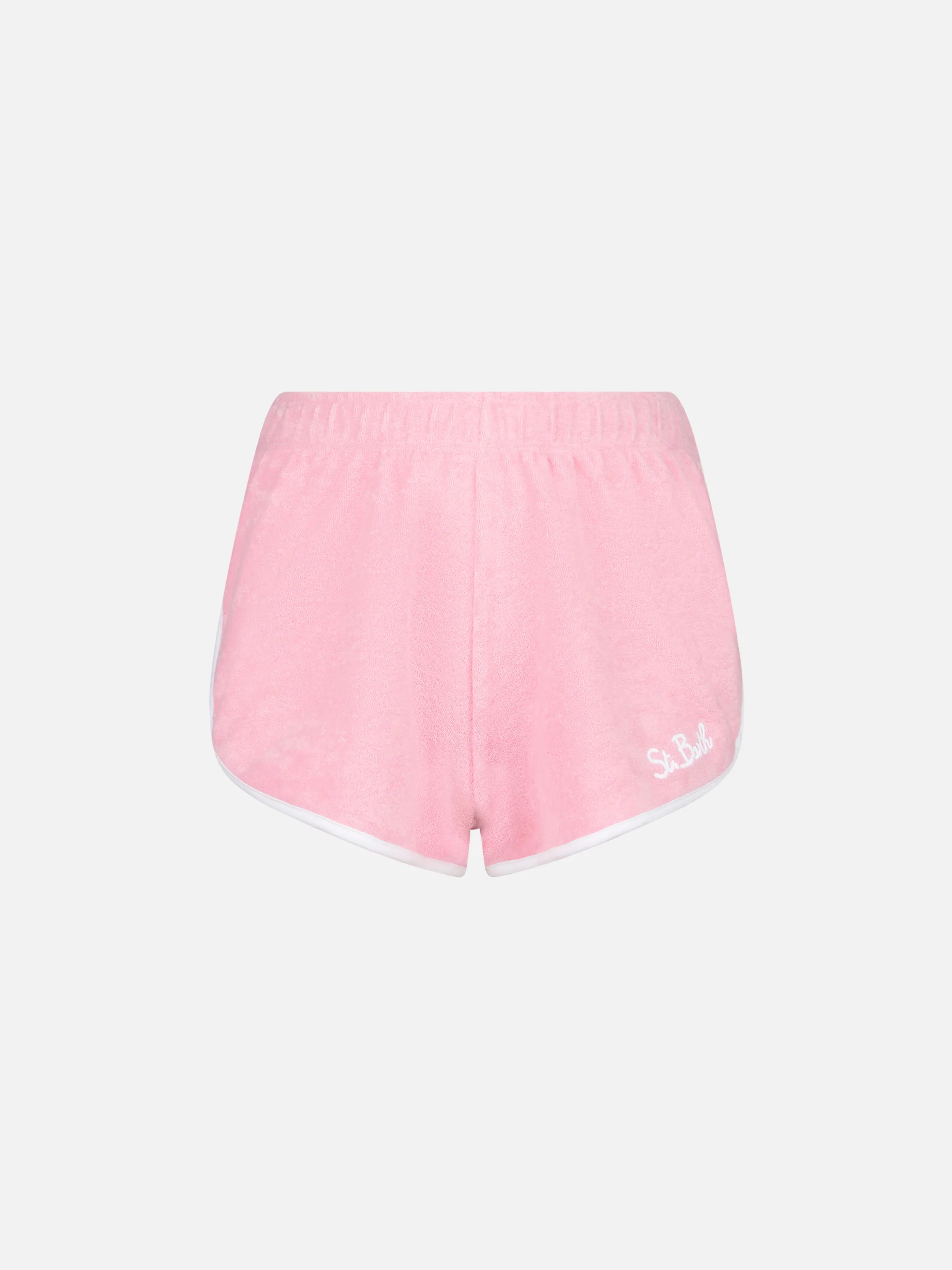 Francine pink terry shorts with piping | Special Edition - Image 4