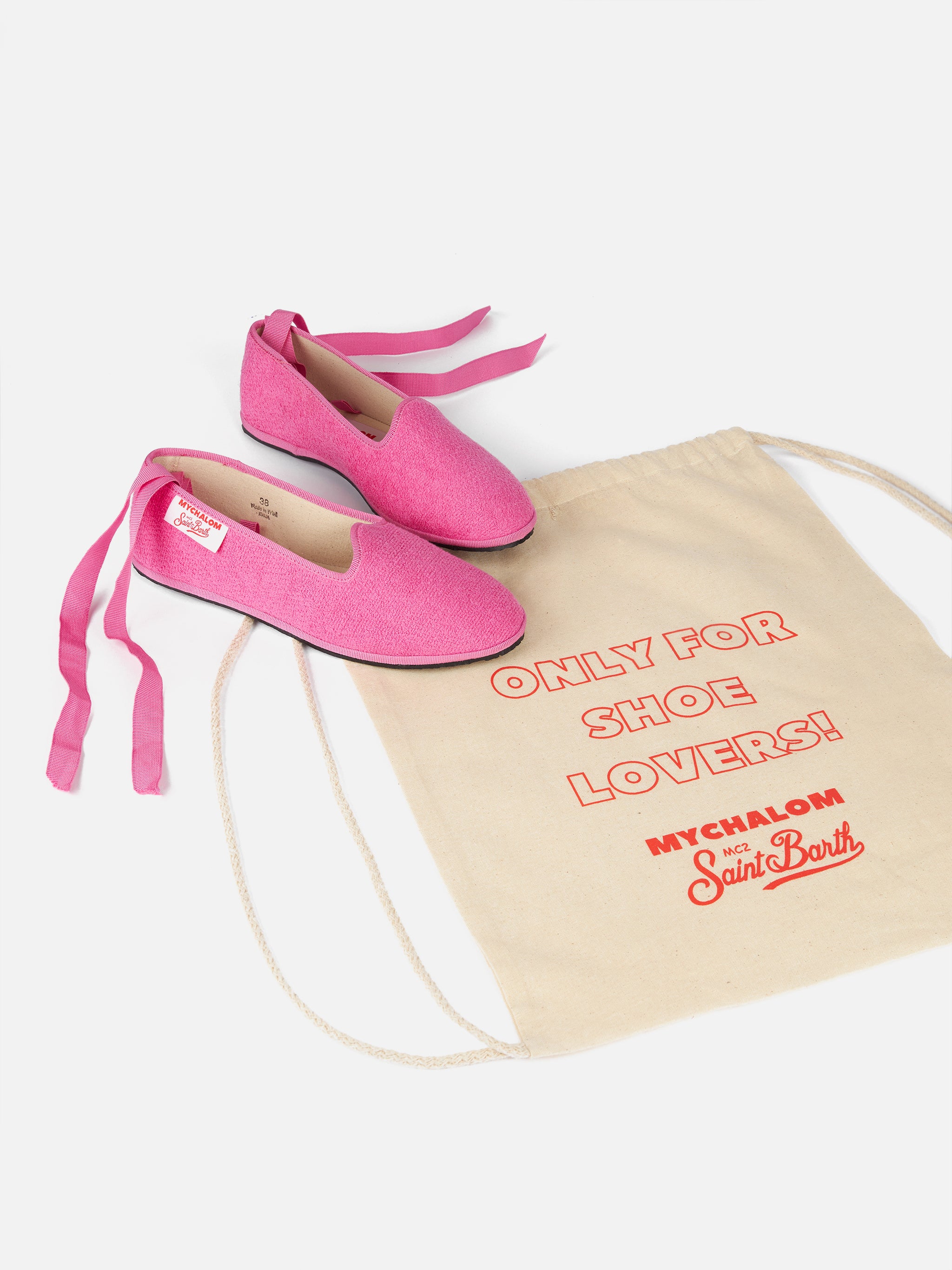 Pink Mychal terry friulana slippers | Special Edition - Image 5