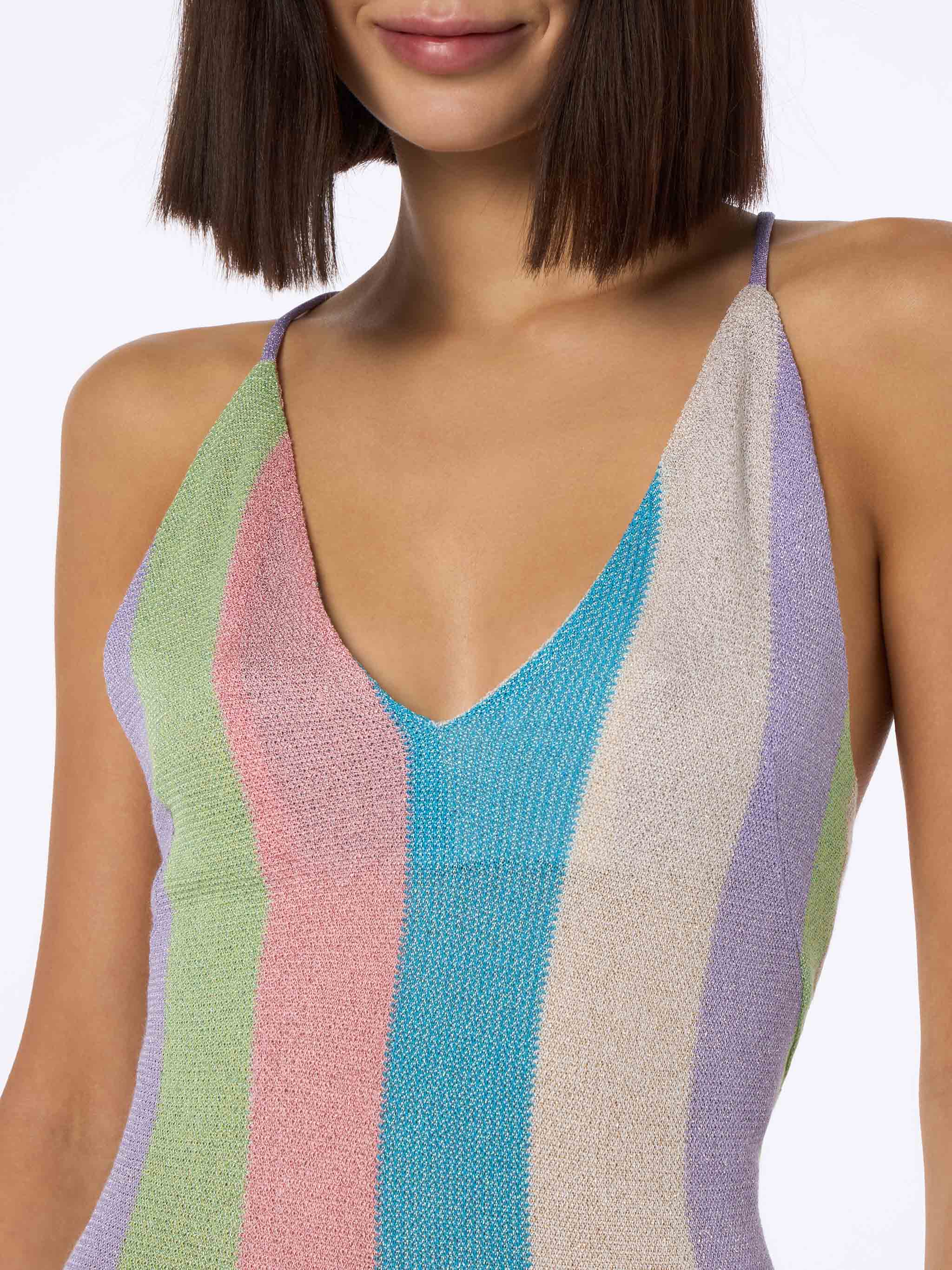 Eydis striped raschel long dress - Image 3