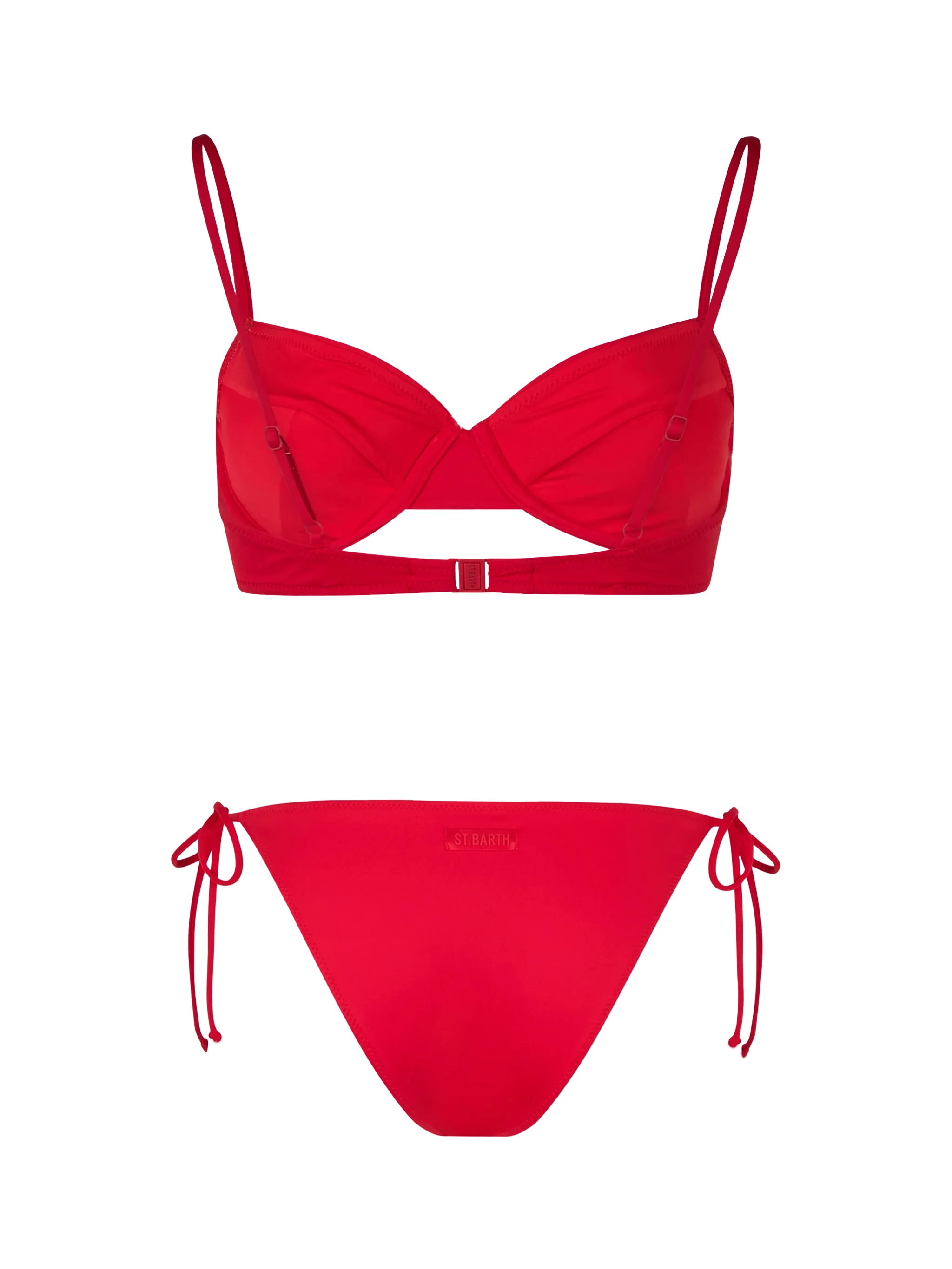 Bea Virgo red underwired bralette bikini - Image 3