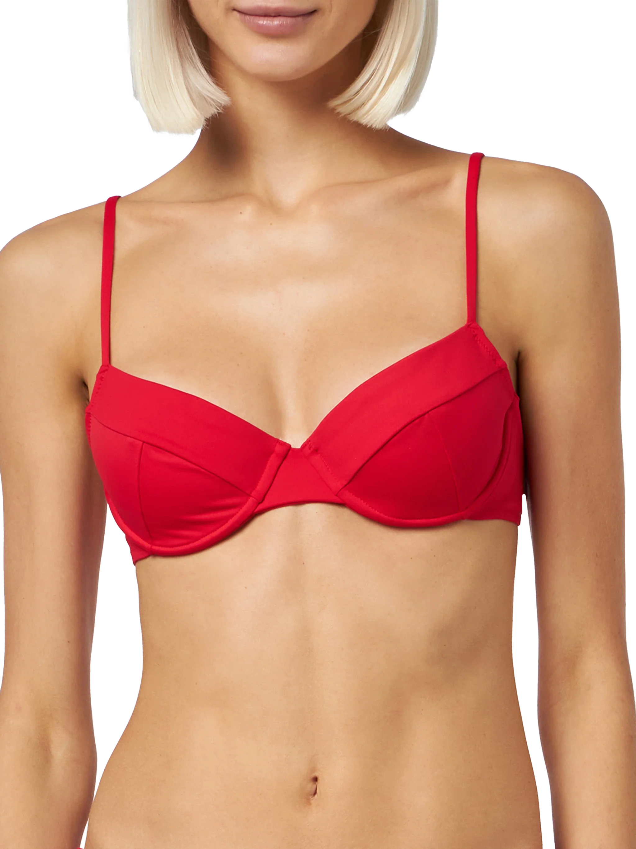 Bea Virgo red underwired bralette bikini - Image 5