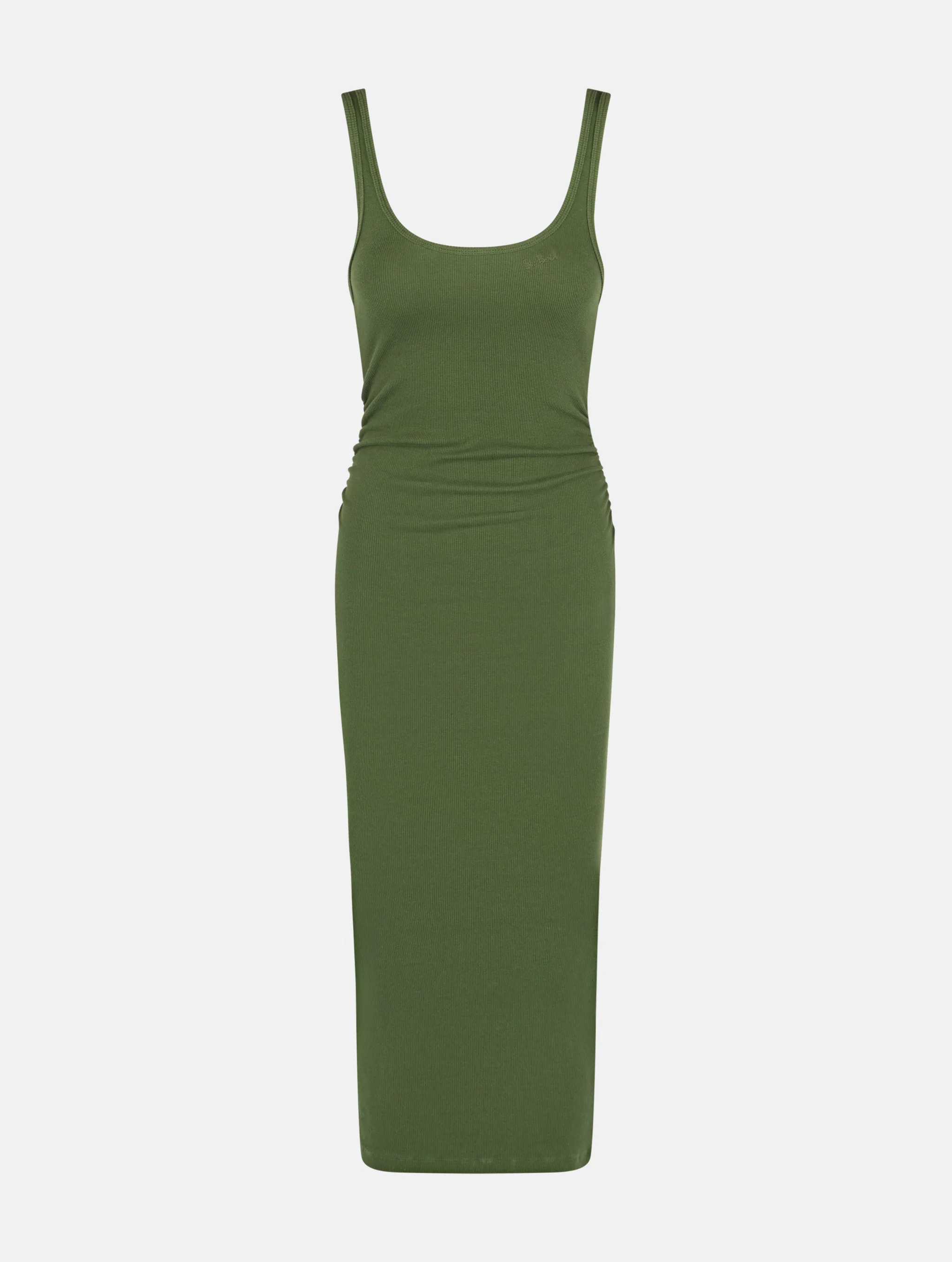 Jennifer white ribbed cotton dress - Image 4