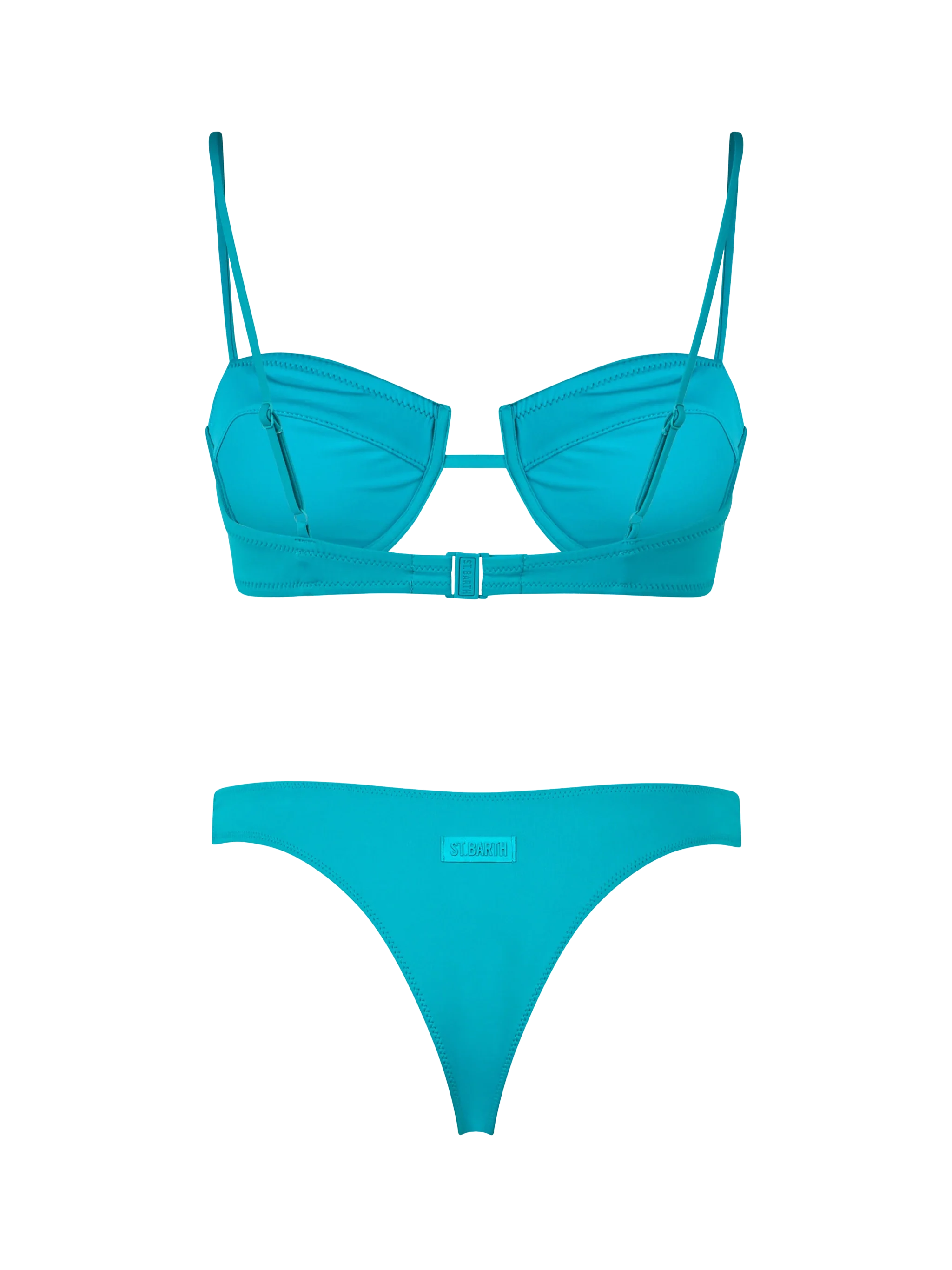 Salina Naomi sage green underwired bralette bikini - Image 4