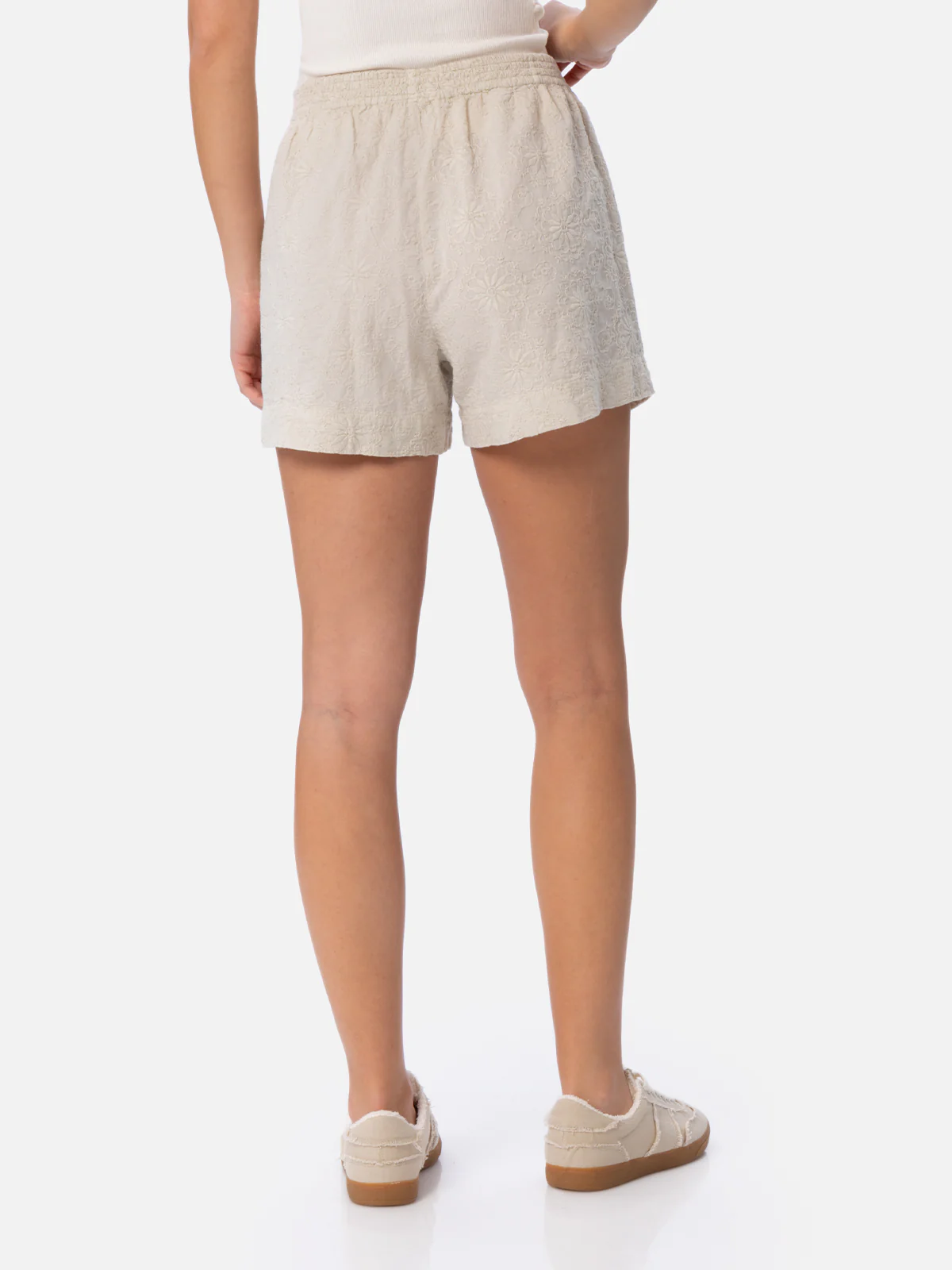 Meave black sangallo cotton shorts - Image 2