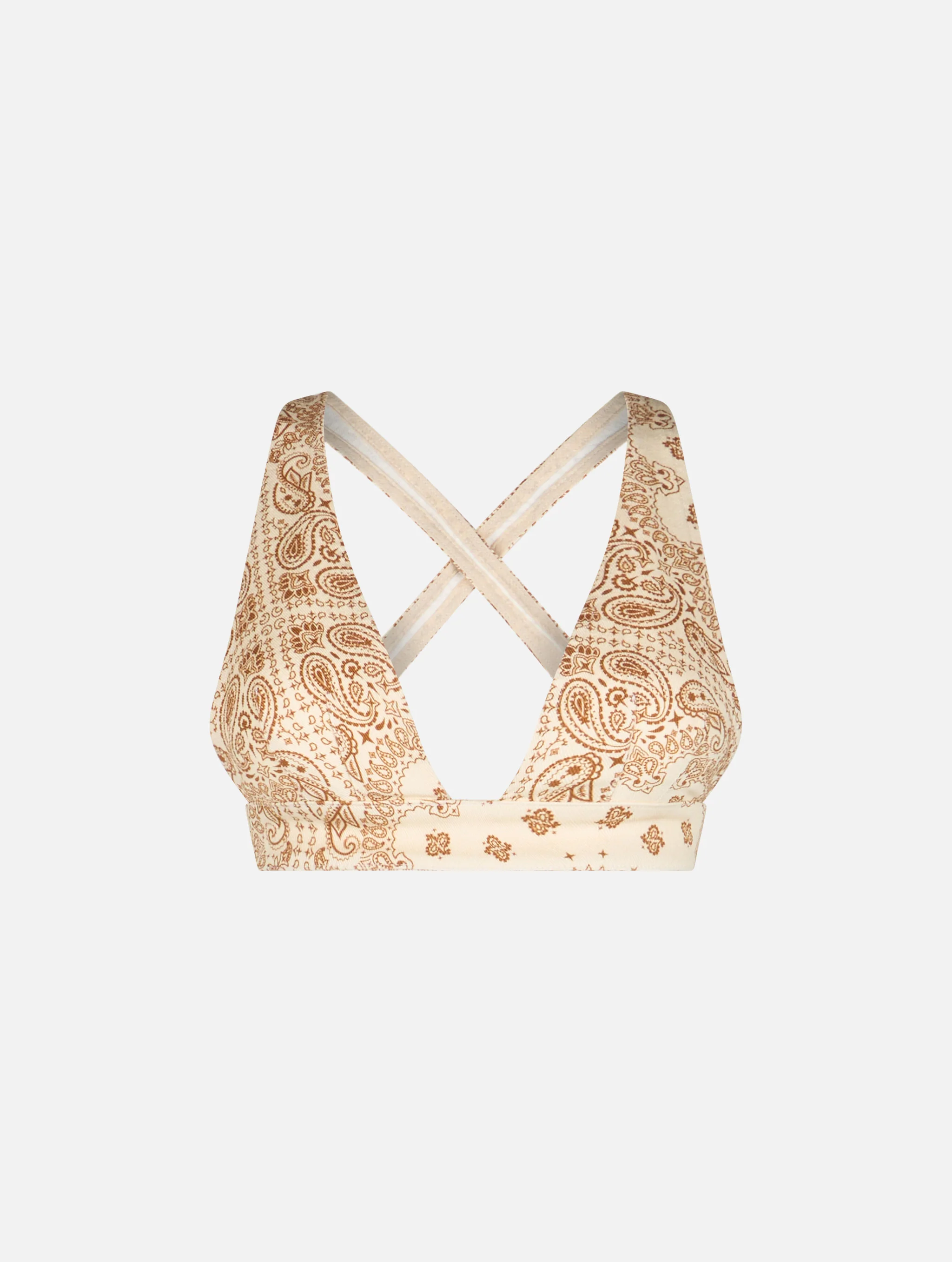 Eda bandana print denim top - Image 7
