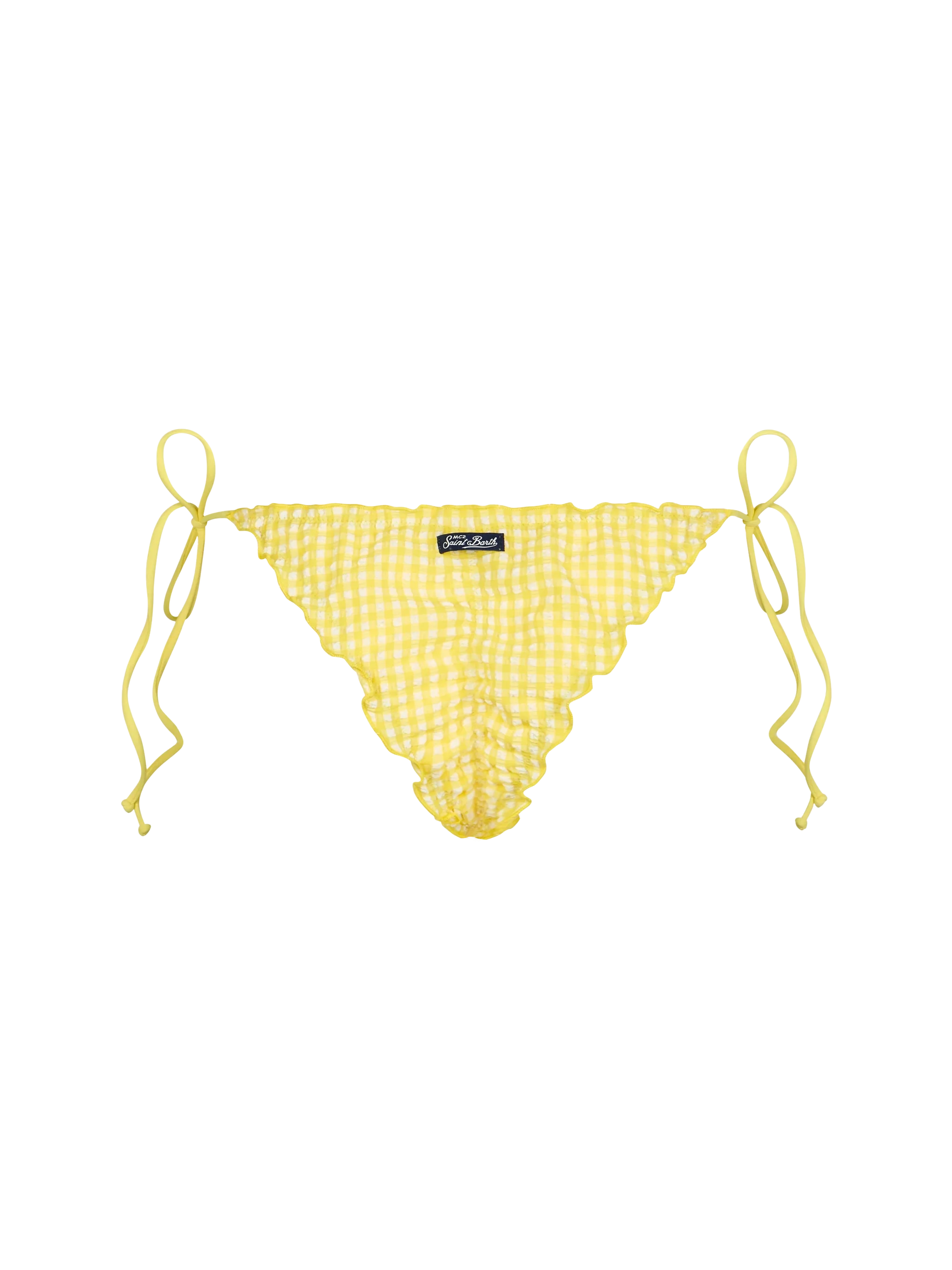 Miami seersucker vichy cheeky bikini briefs - Image 2