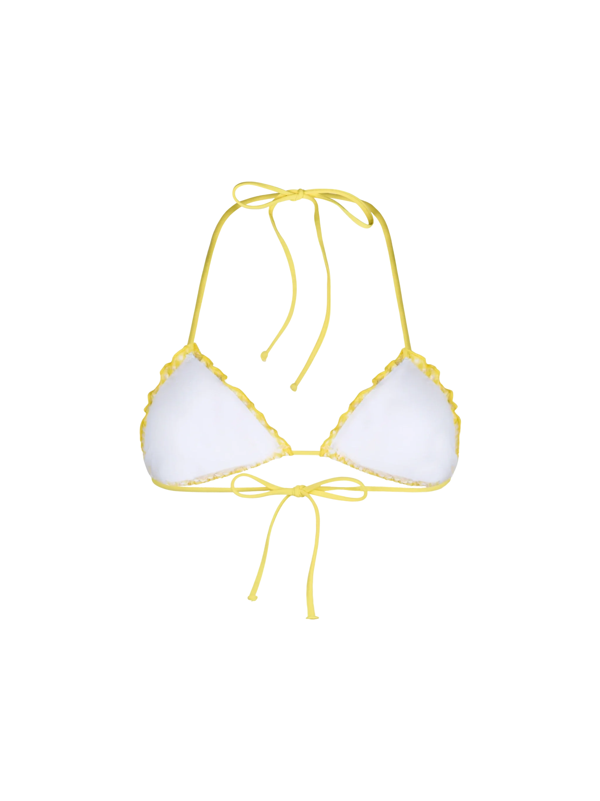 Sagittarius striped seersucker triangle bikini top - Image 2