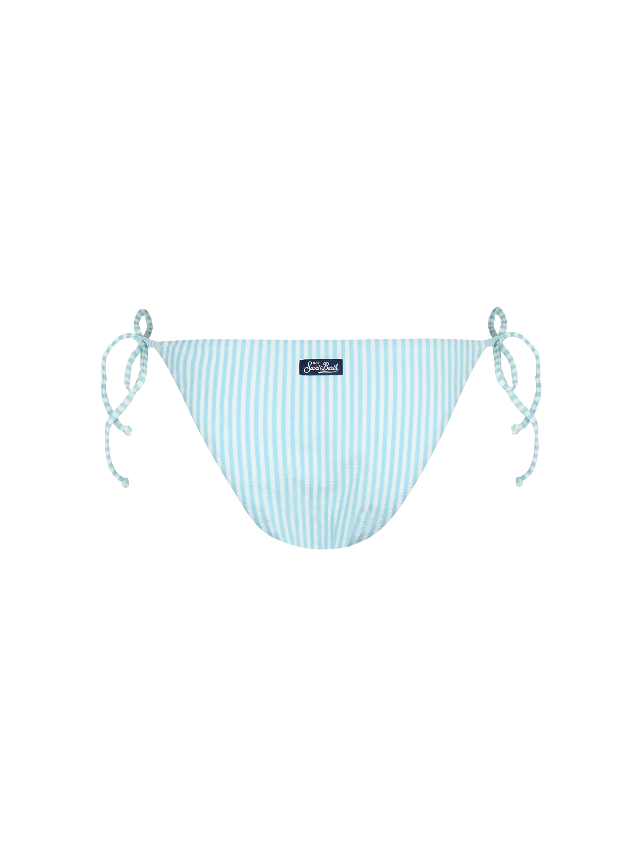 Virgo seersucker striped classic swim briefs - Image 2