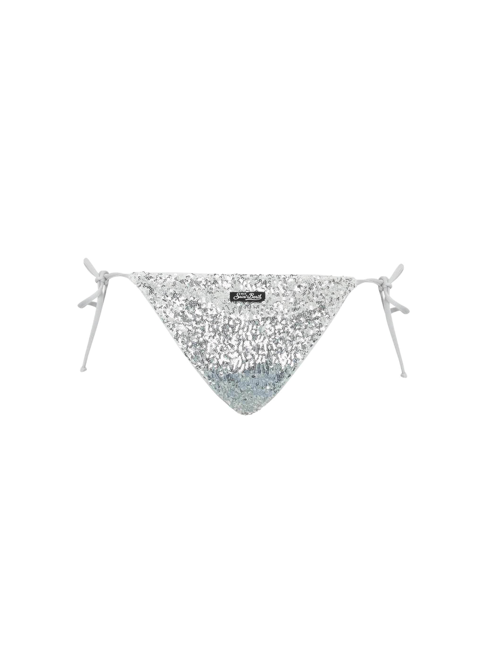 Marielle silver sequin swim briefs - Image 2