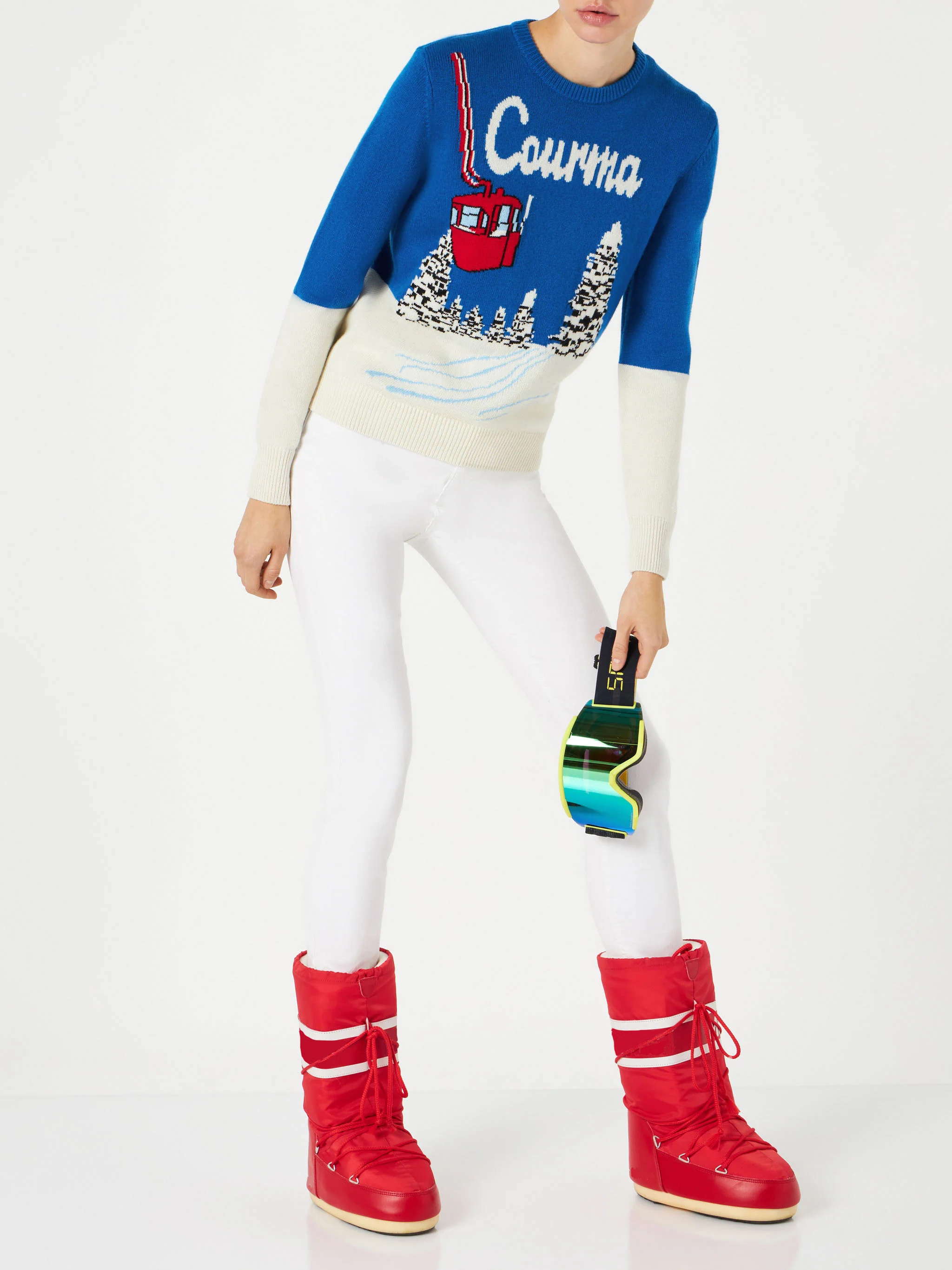 New Queen sweater with Courma postcard jacquard - Image 2