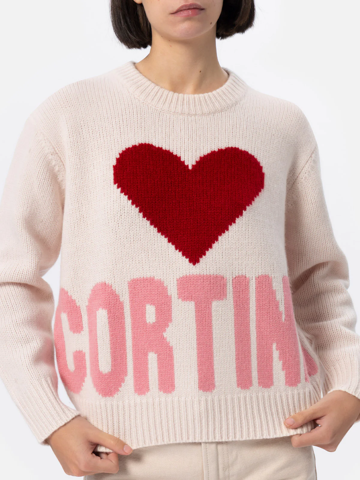 Kyla white Fair Isle Cortina sweater - Image 3
