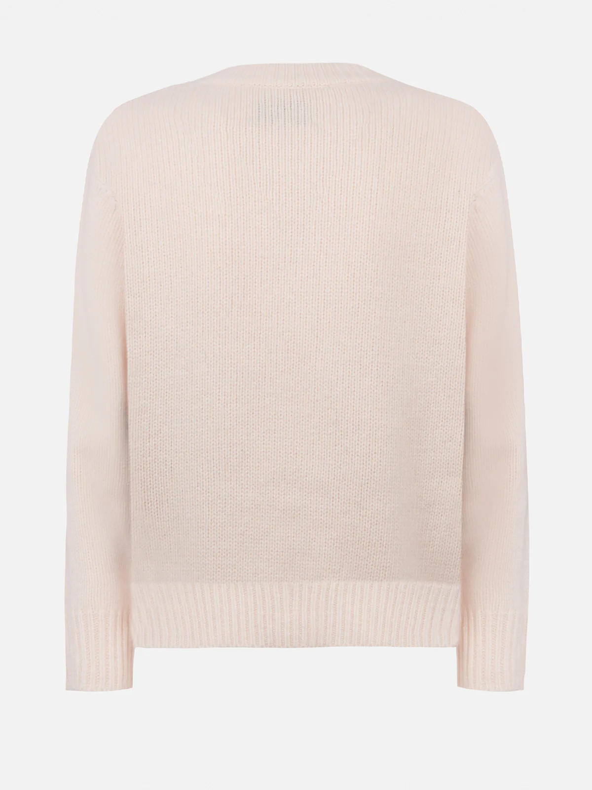 Kyla white alpaca blend sweater with Courma jacquard - Image 5