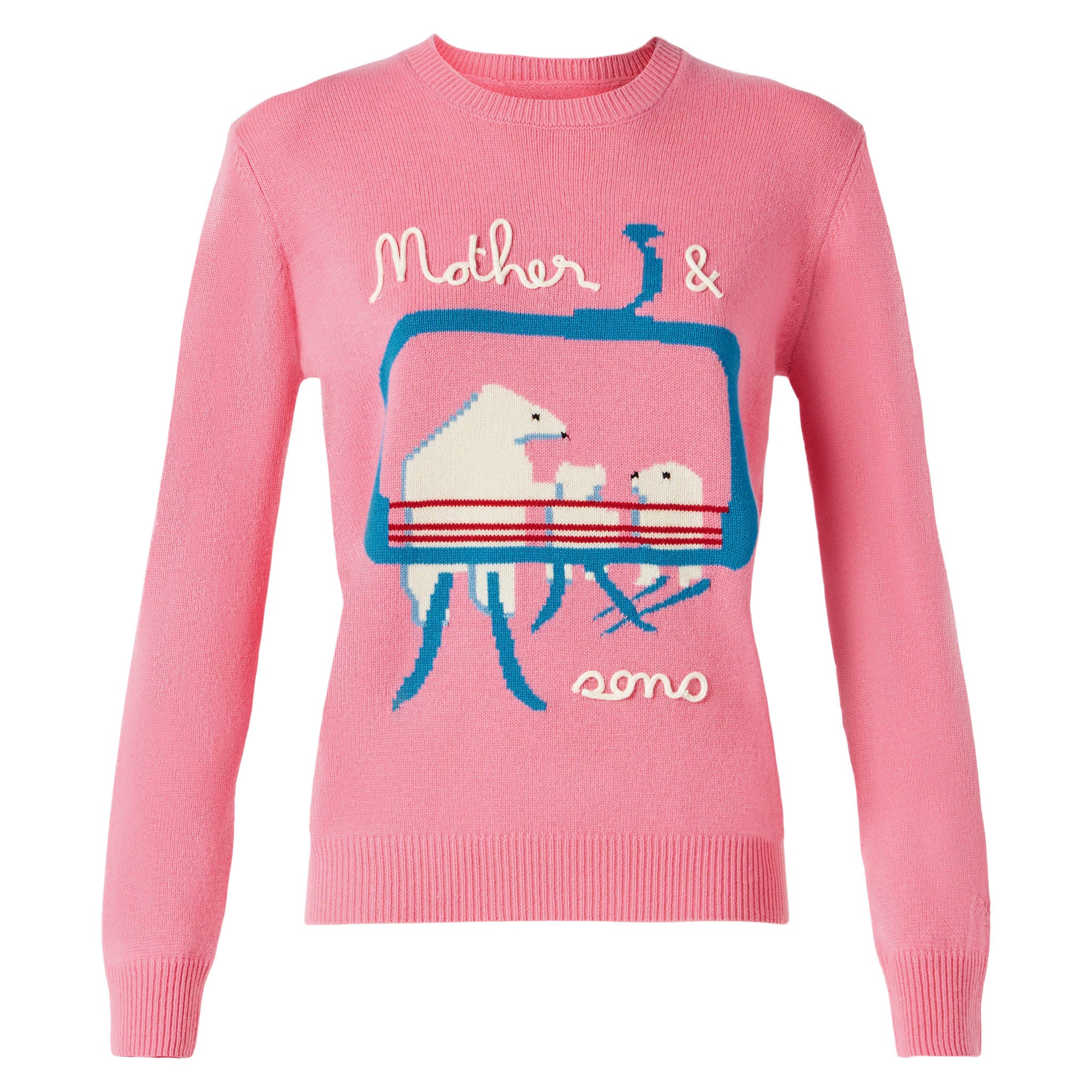 New Queen sweater with bears embroidery and Mother & sons lettering - Image 4
