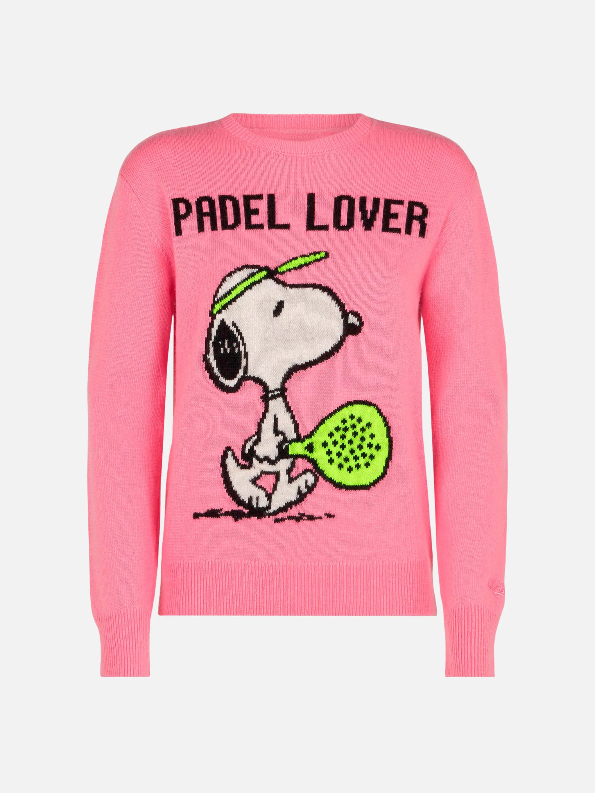 New Queen pink sweater with Snoopy Padel Lover print | Special Edition - Image 4