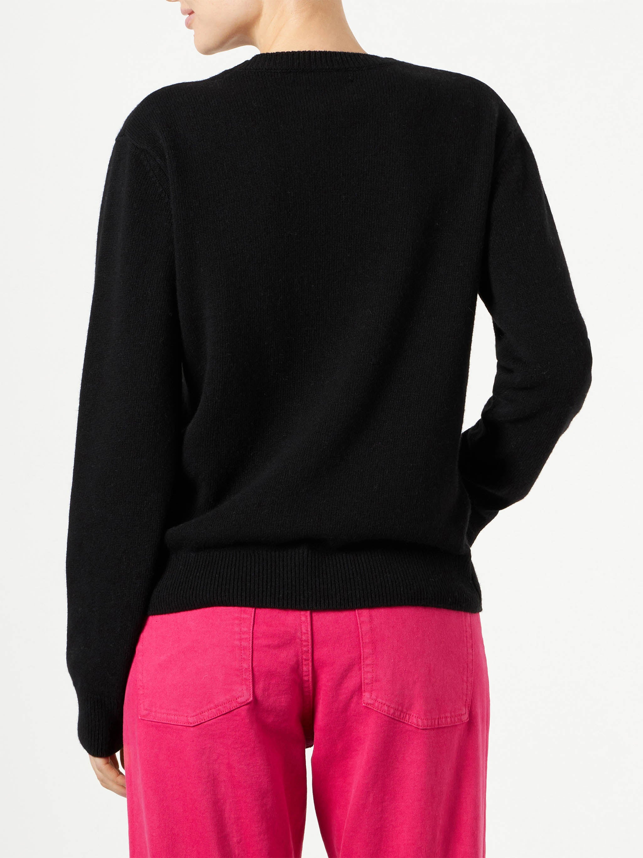 Black New Queen sweater with terry logo - Image 3