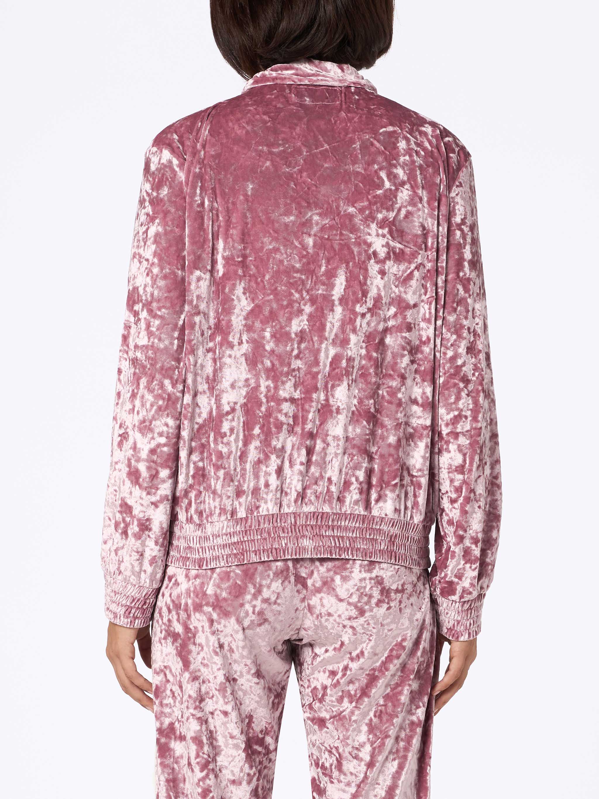 Miriam pink chenille zip hoodie - Image 4