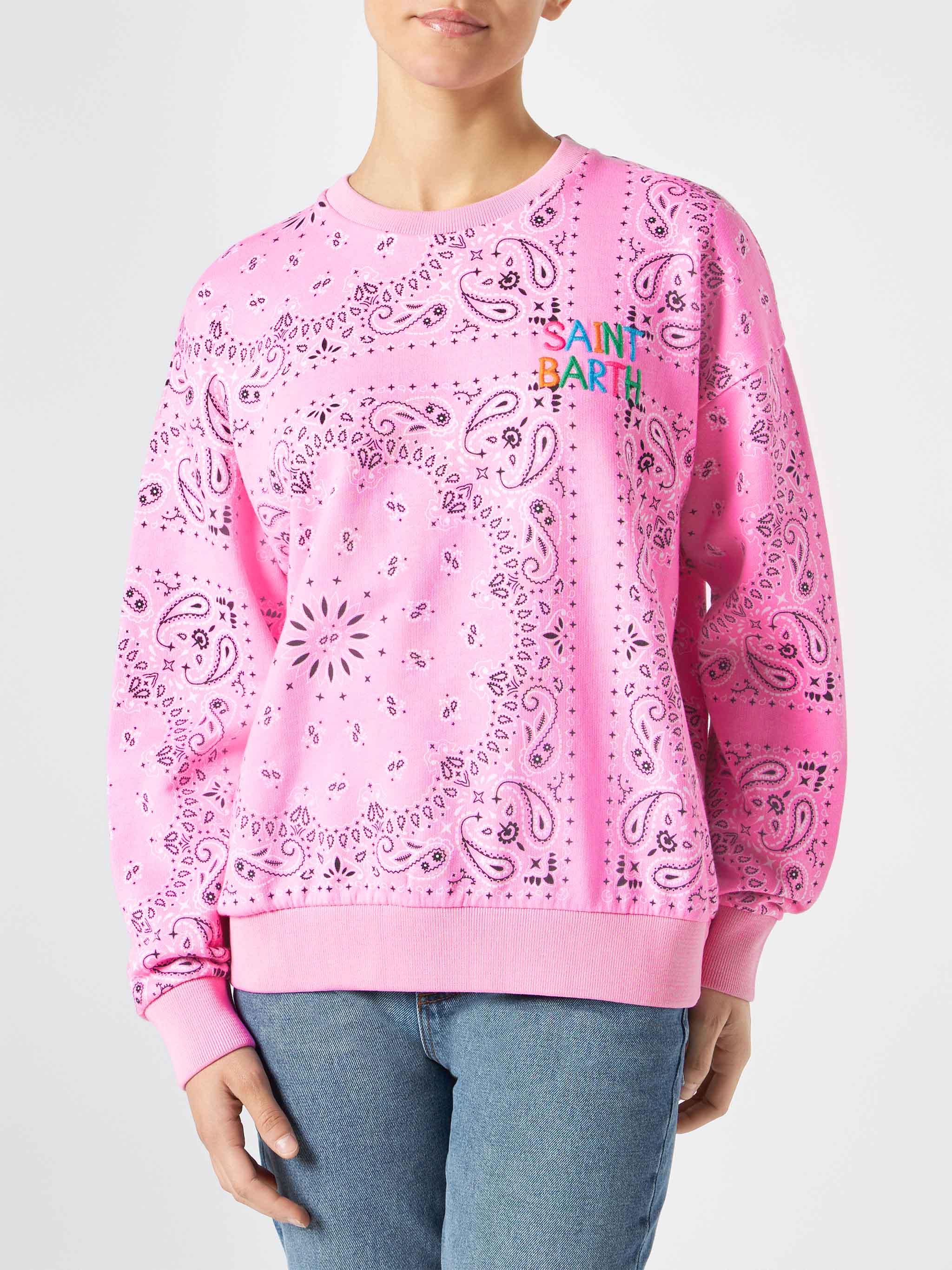 Stardust pink bandana sweatshirt - Image 2