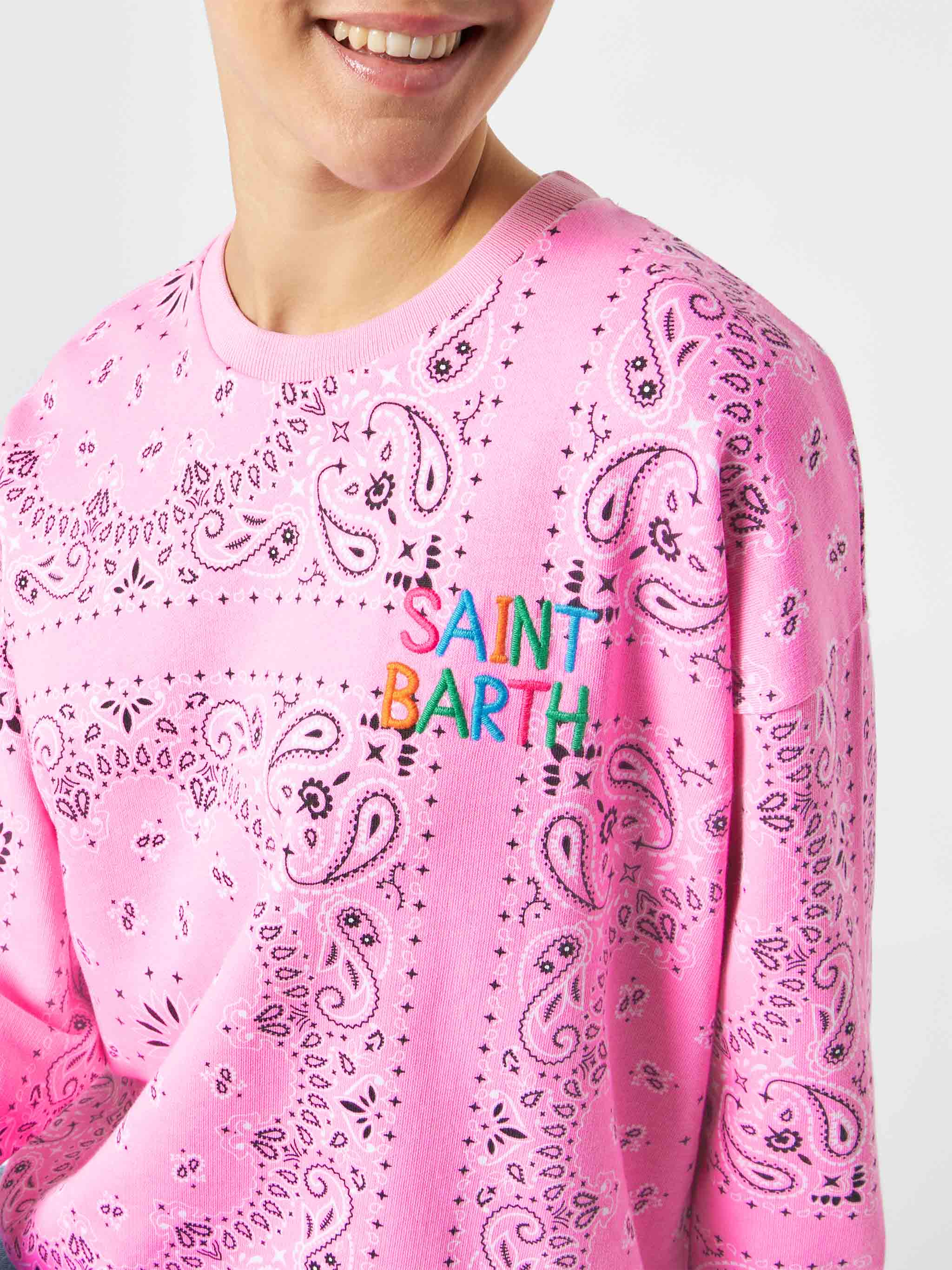 Stardust pink bandana sweatshirt - Image 3