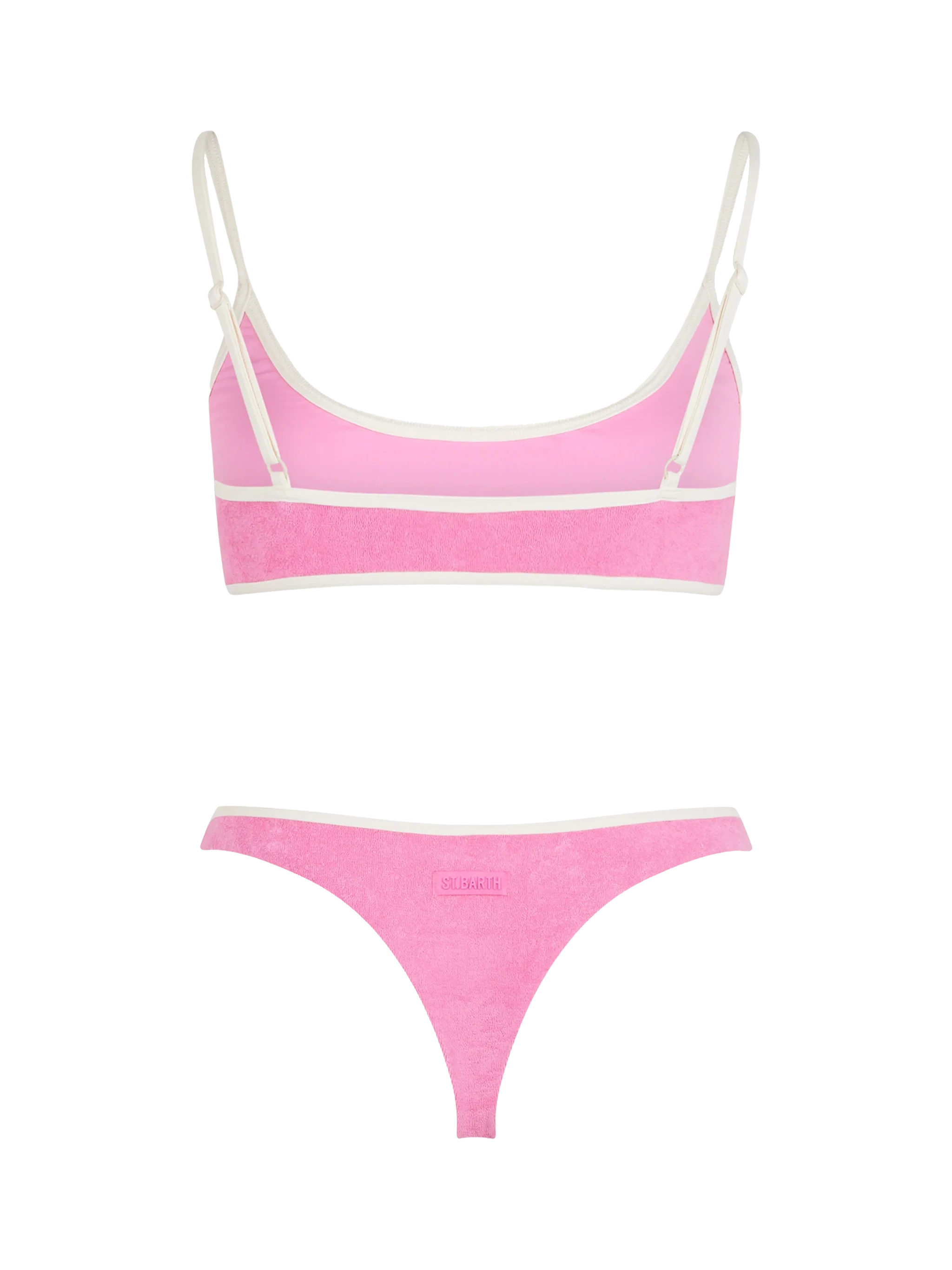 Judy Naomi terry bralette bikini with piping - Image 3