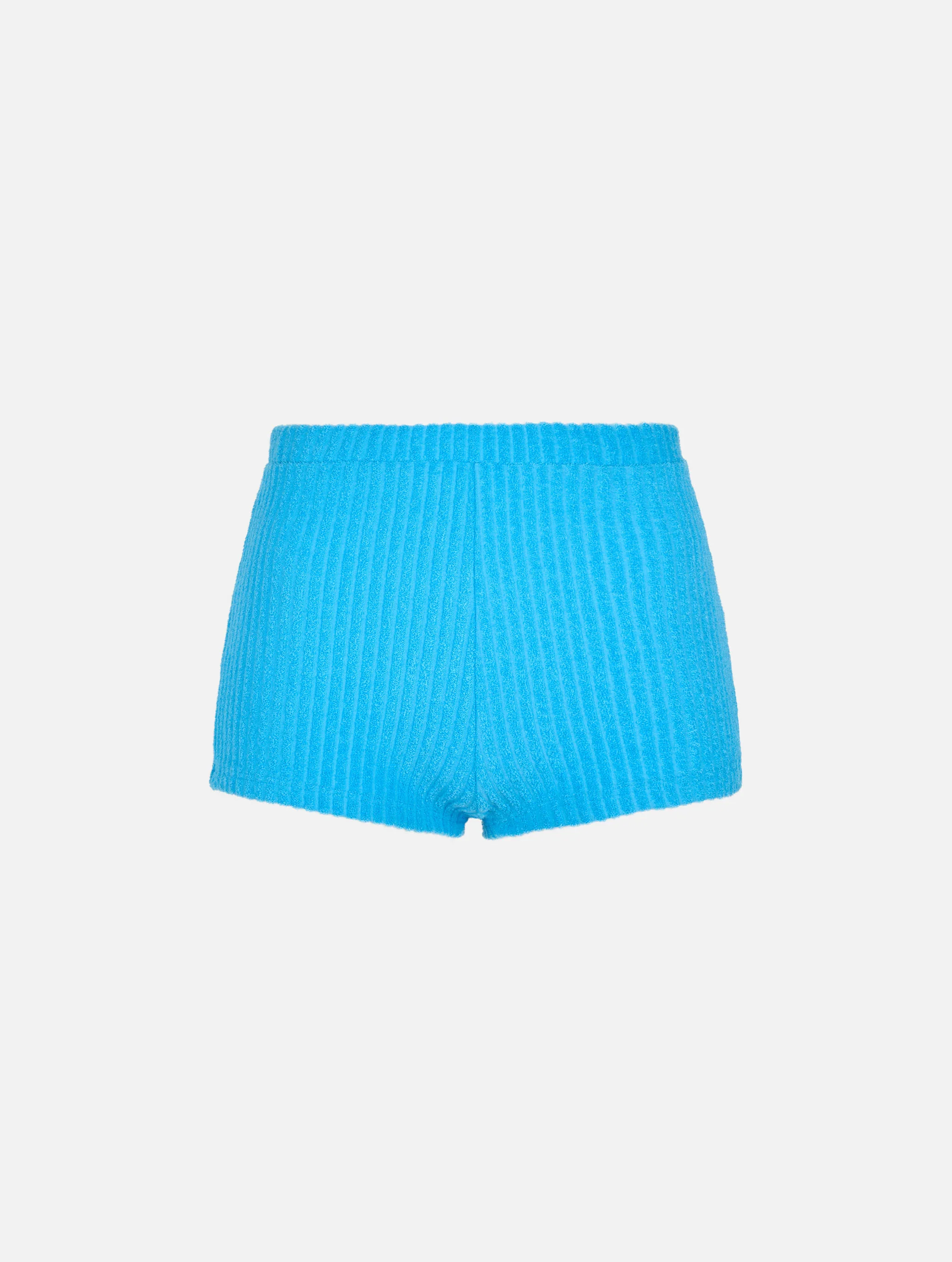 Sherlin turquoise striped terry shorts - Image 6
