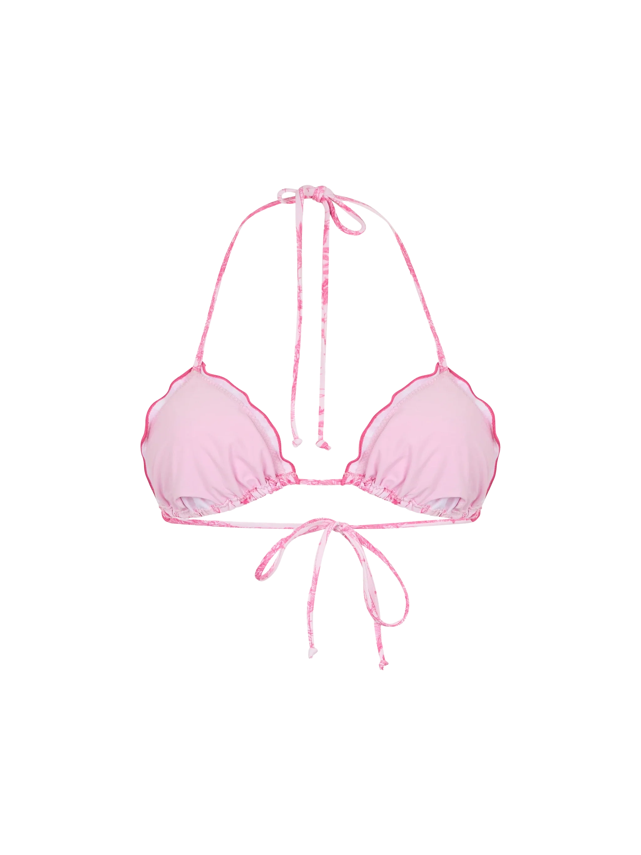 Sagittarius toile de jouy triangle bikini top - Image 2