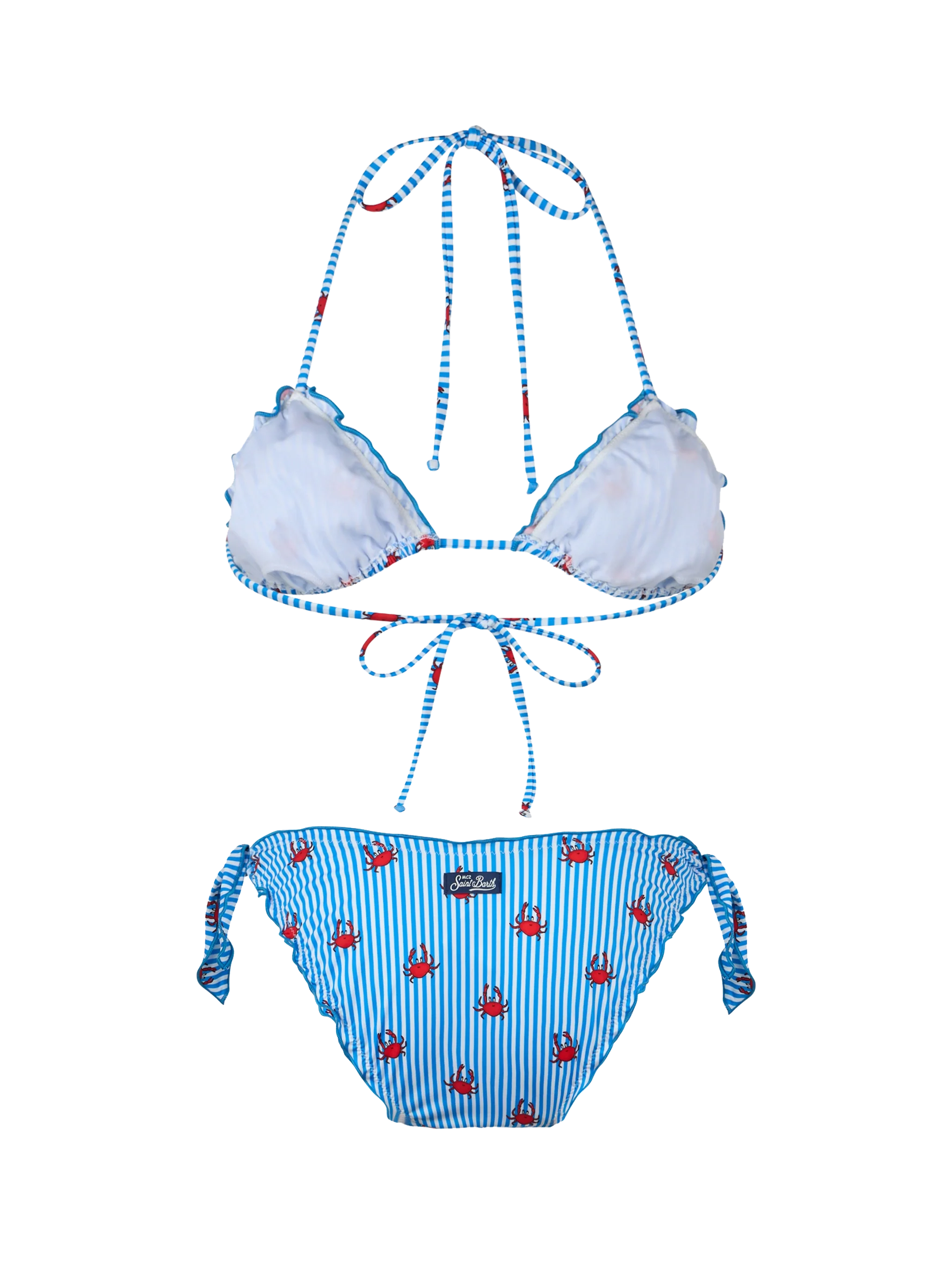 Sarius striped crab triangle bikini - Image 3