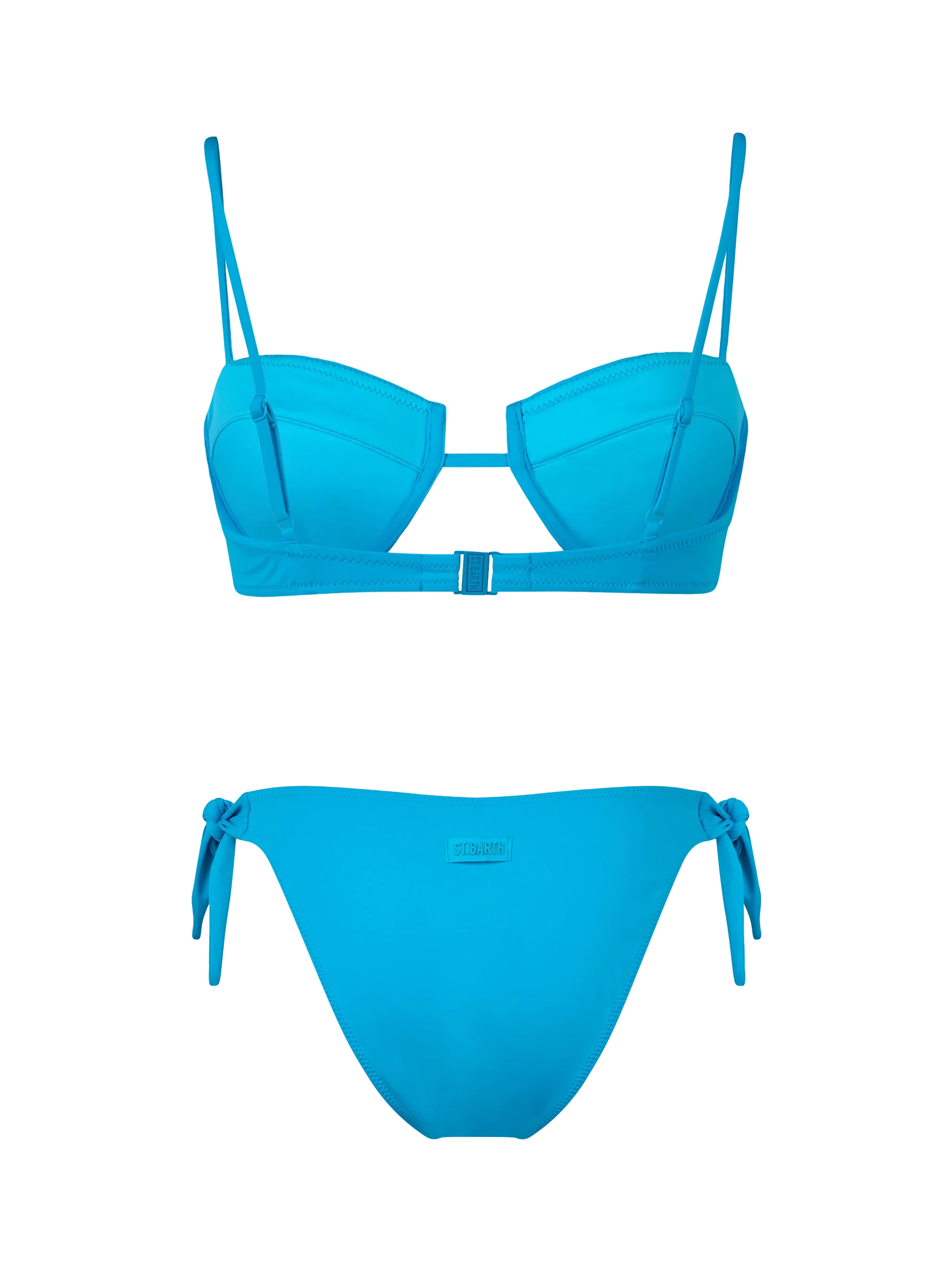 Salina Yali turquoise underwired bralette bikini - Image 3