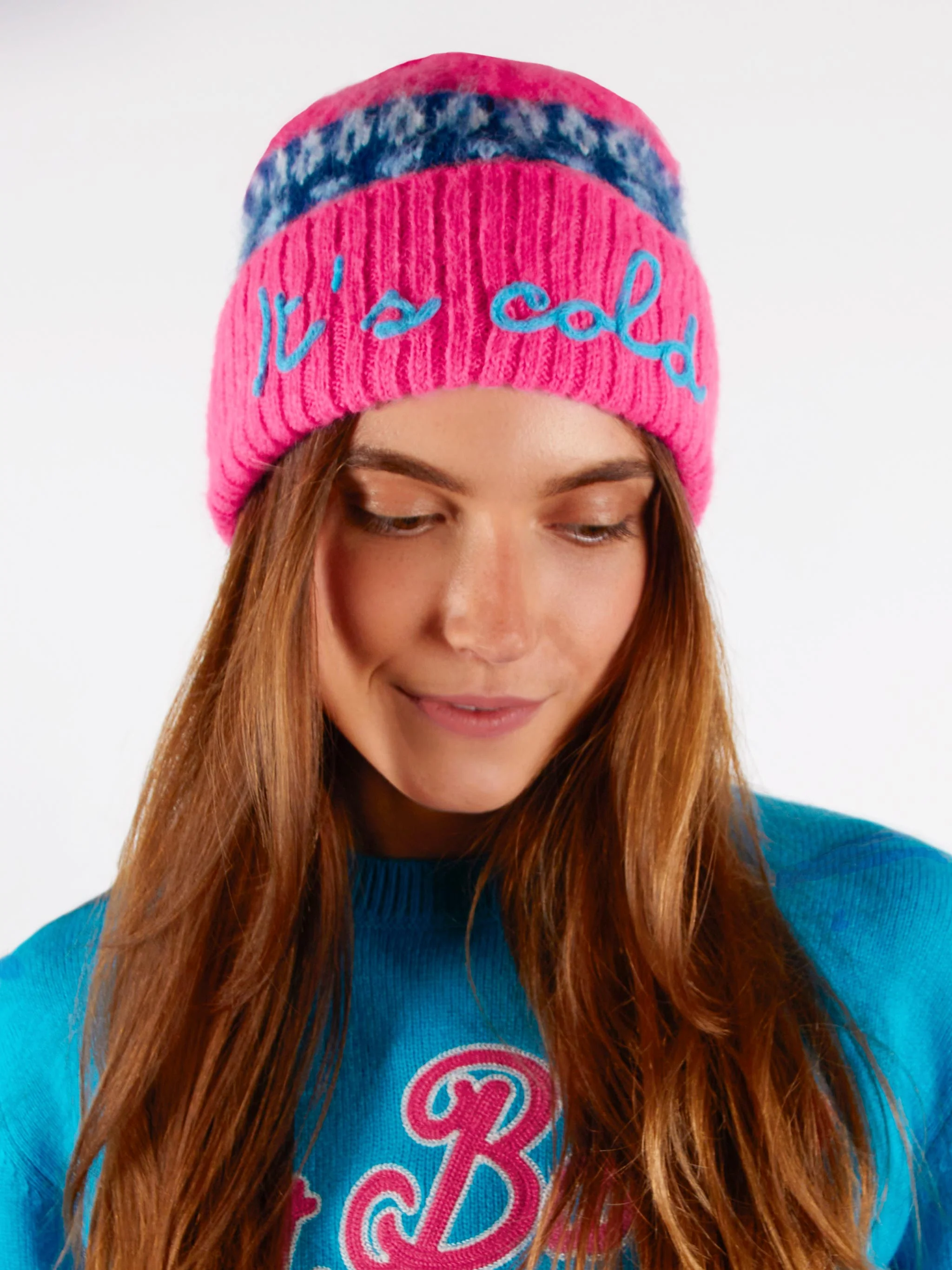 Wengen Nordic Soft beanie with jacquard and embroidery - Image 4