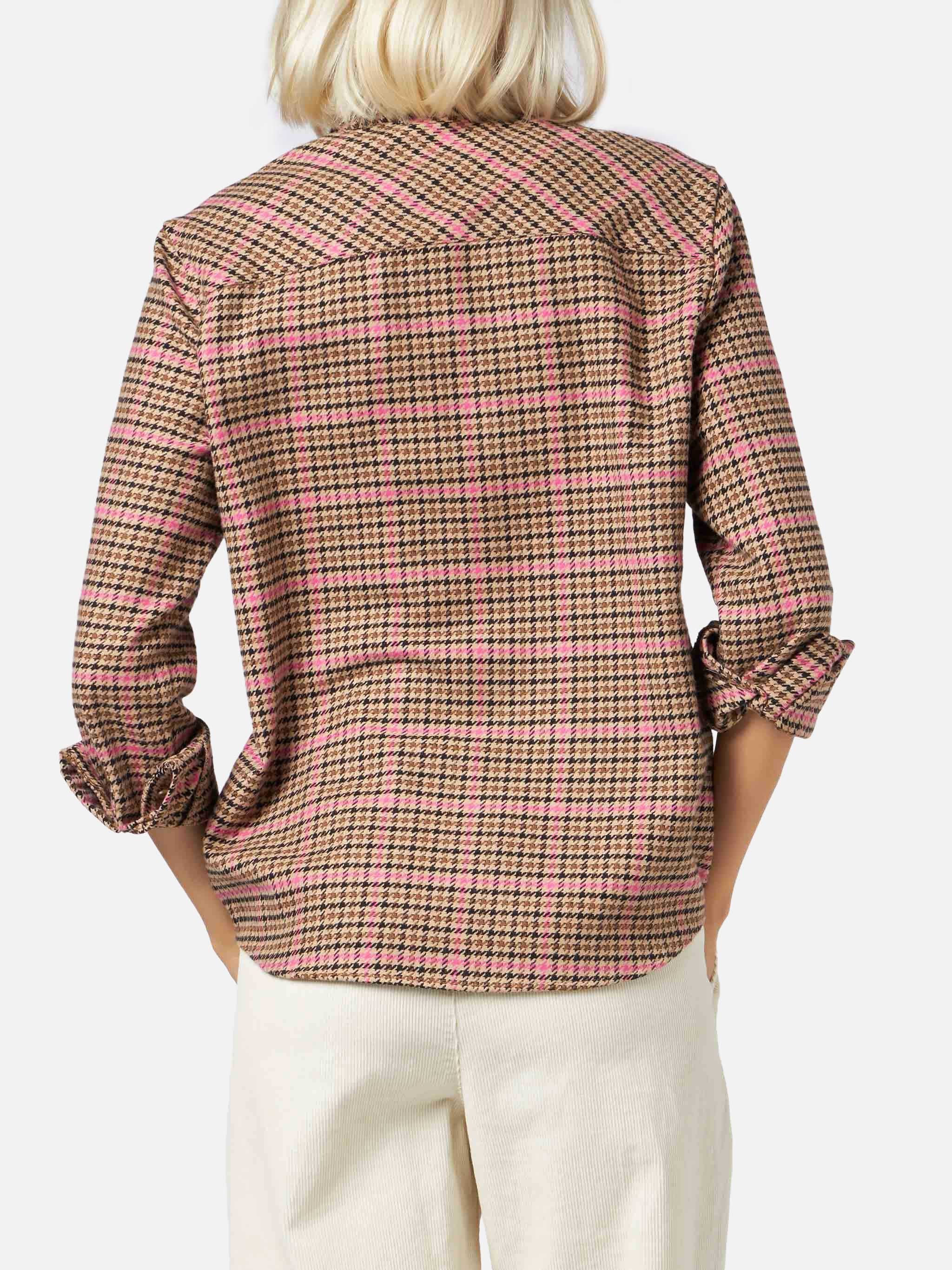 Deer pied de poule overshirt - Image 3