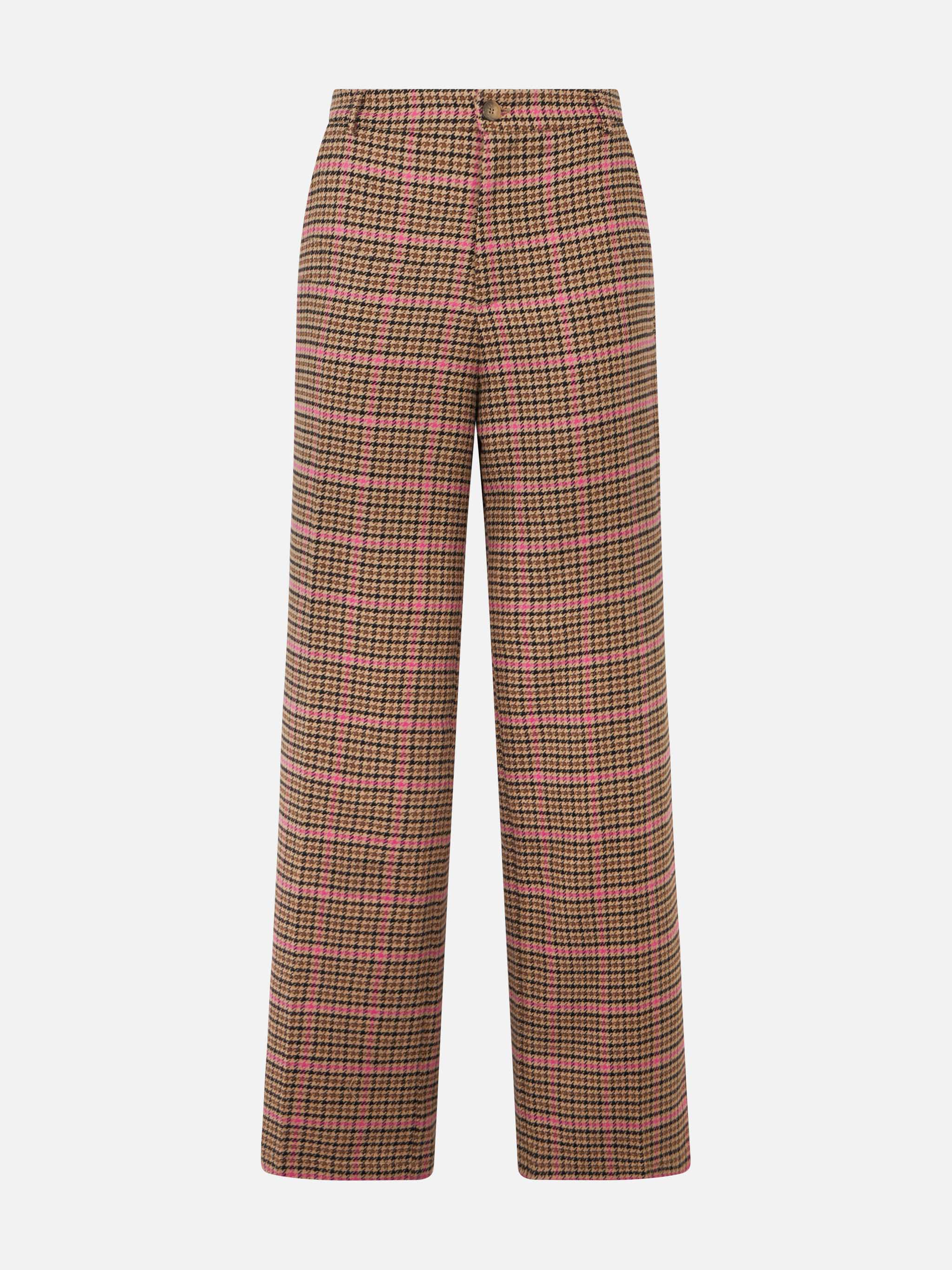 Rebella houndstooth palazzo pants - Image 4