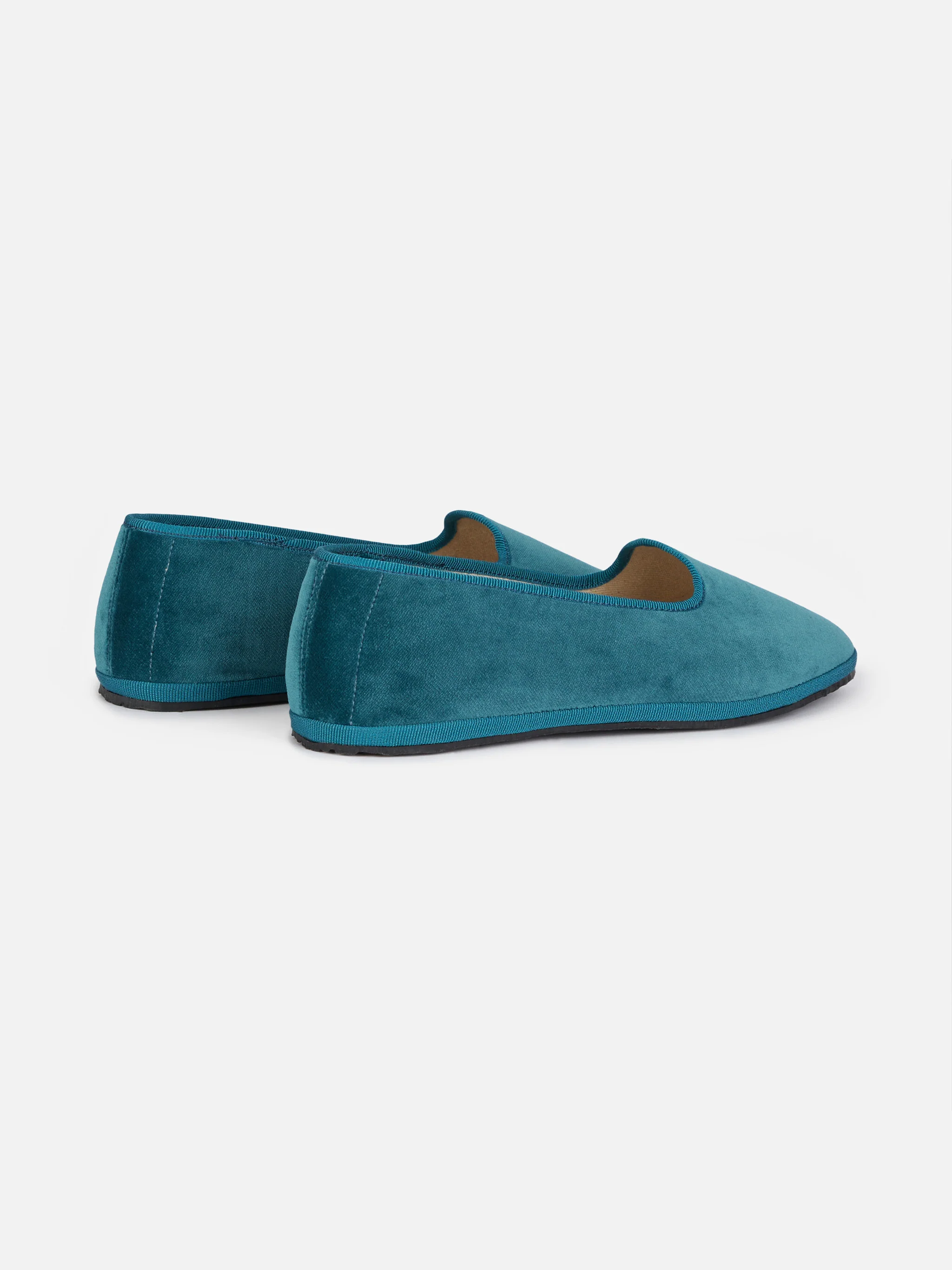 Mychal teal velvet friulana slippers | Special Edition - Image 3