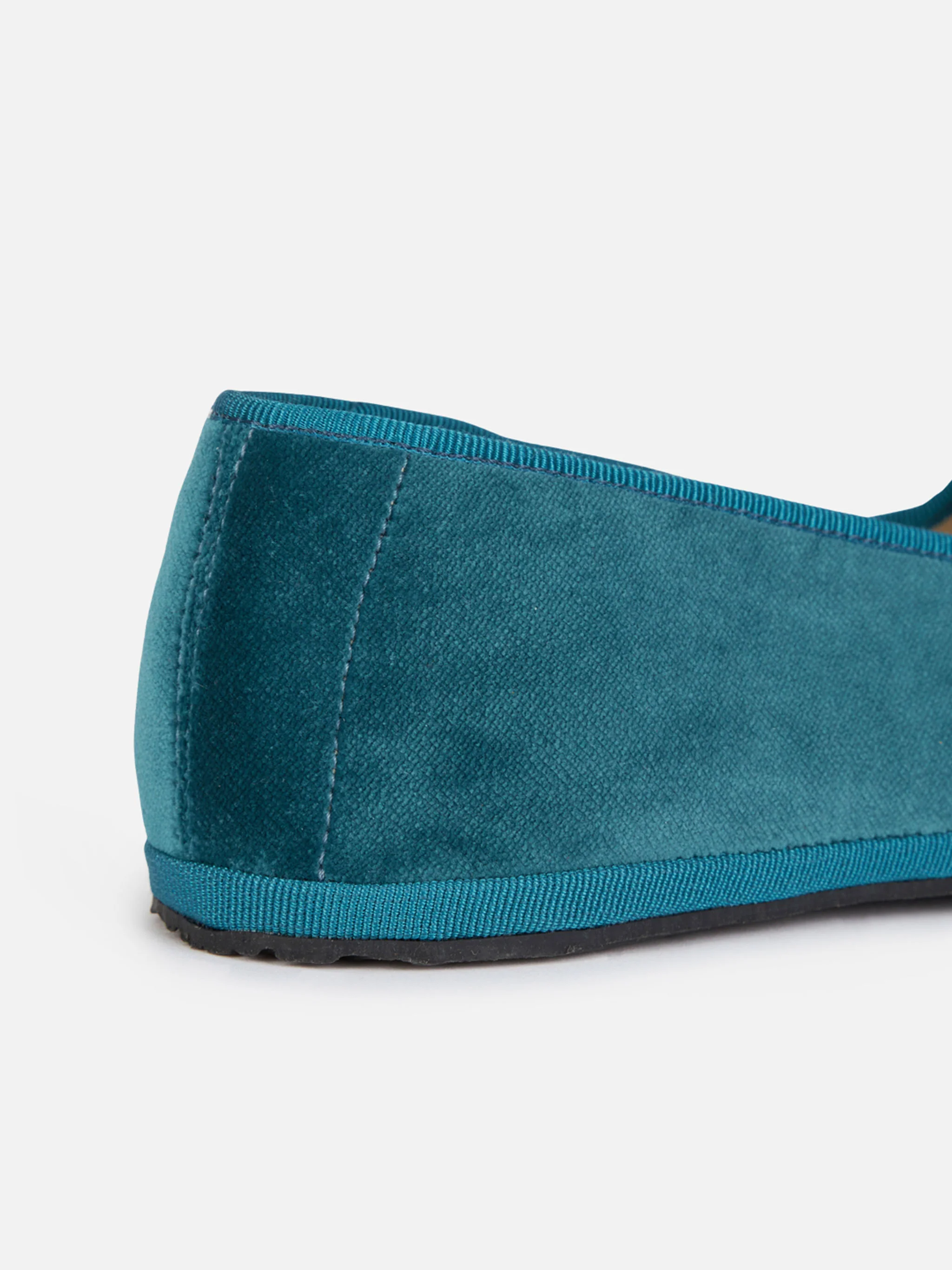 Mychal teal velvet friulana slippers | Special Edition - Image 4