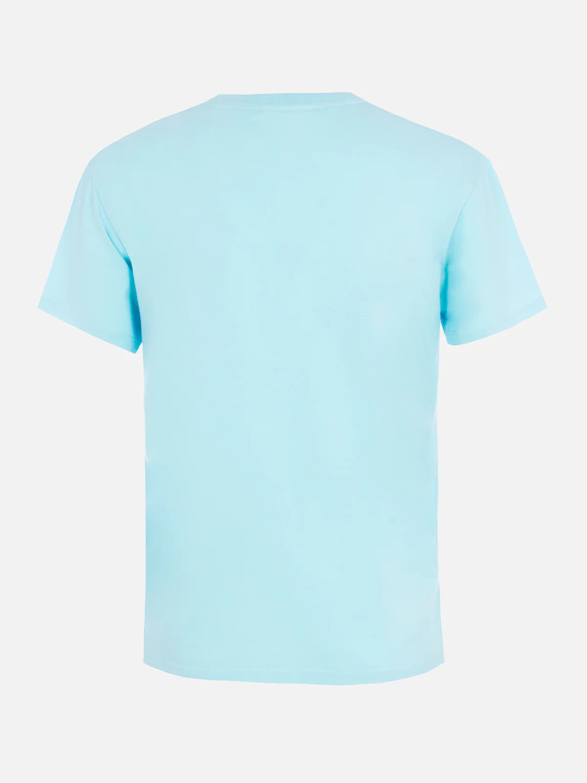 Emilie water green cotton t-shirt with rhinestones - Image 5