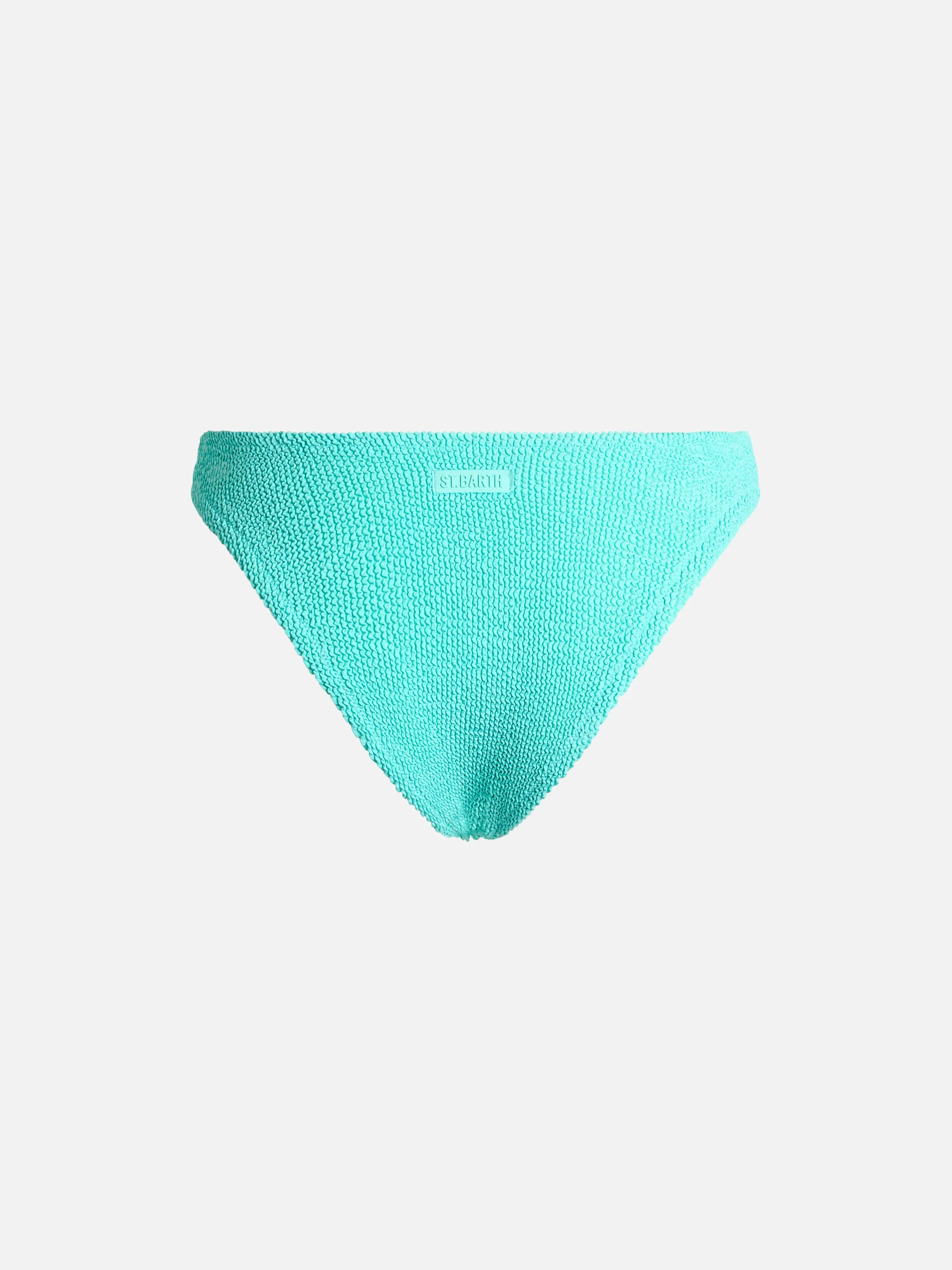 Naomi water green crinkle swim briefs - Image 2