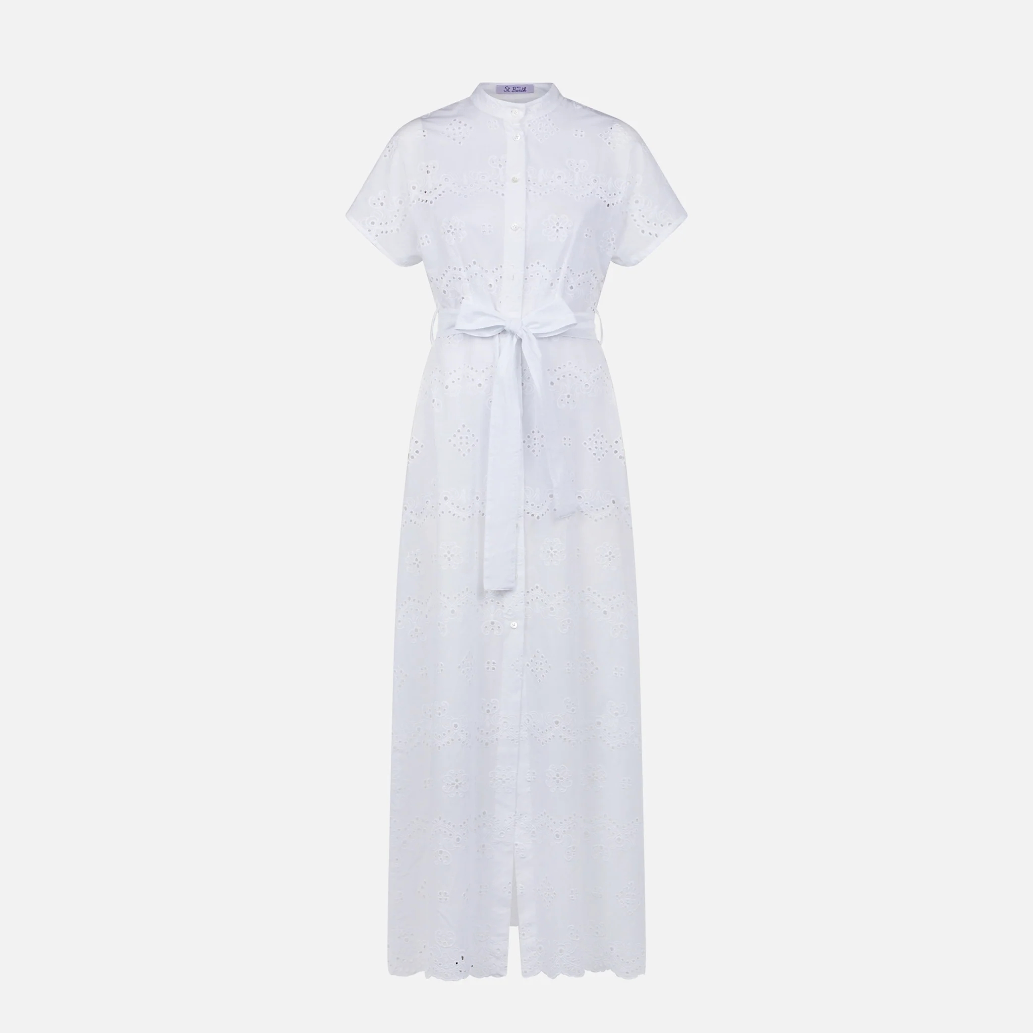 White Keira sangallo long dress - Image 4
