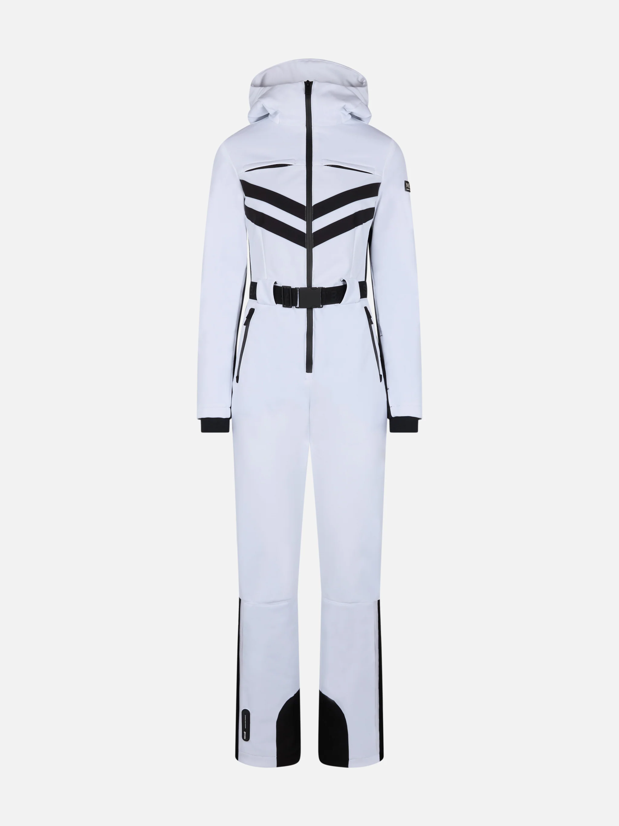 Garmisch white ski suit with RECCO® technology - Image 6