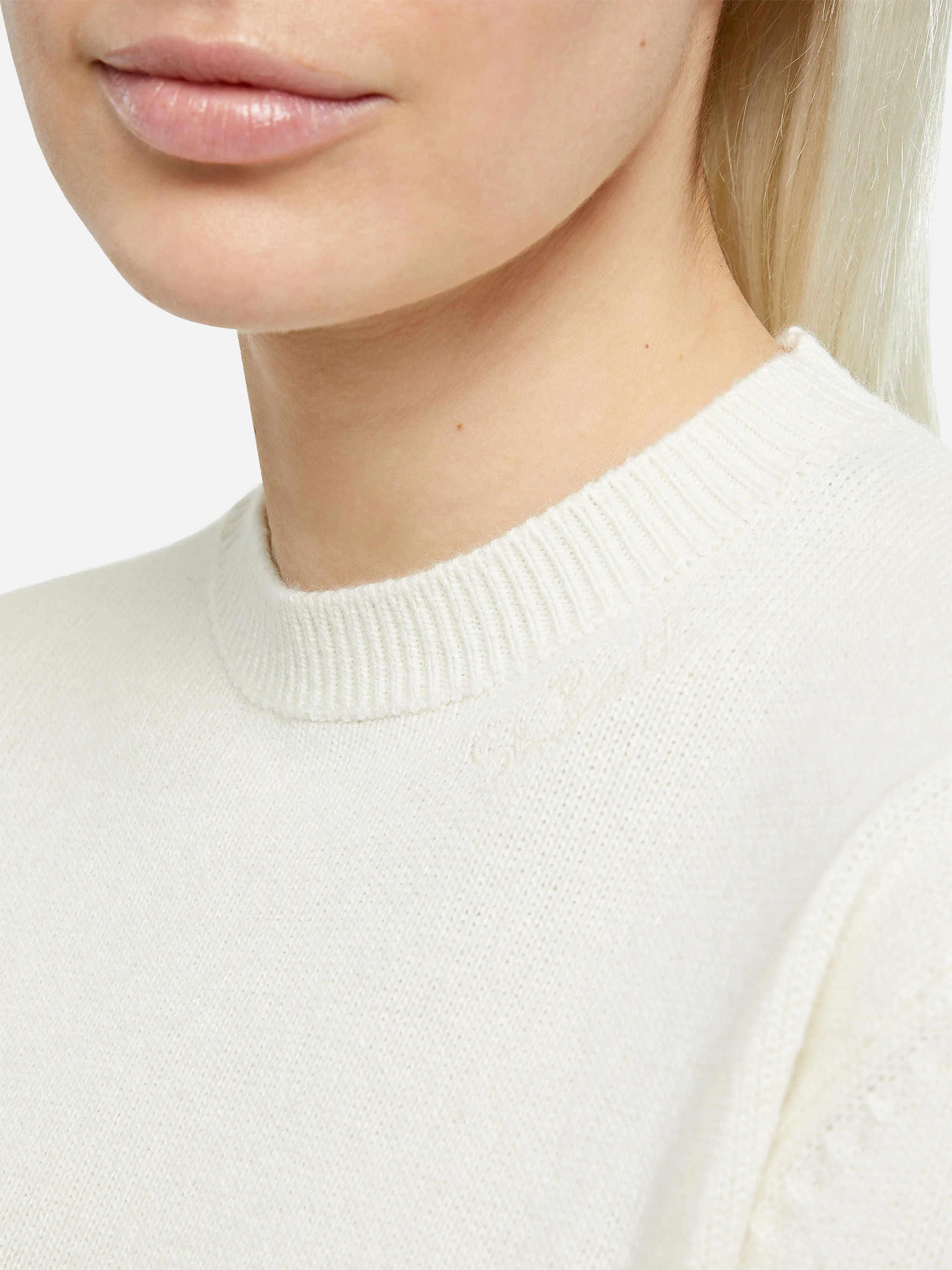 Sorbonne off-white cashmere blend sweater - Image 2