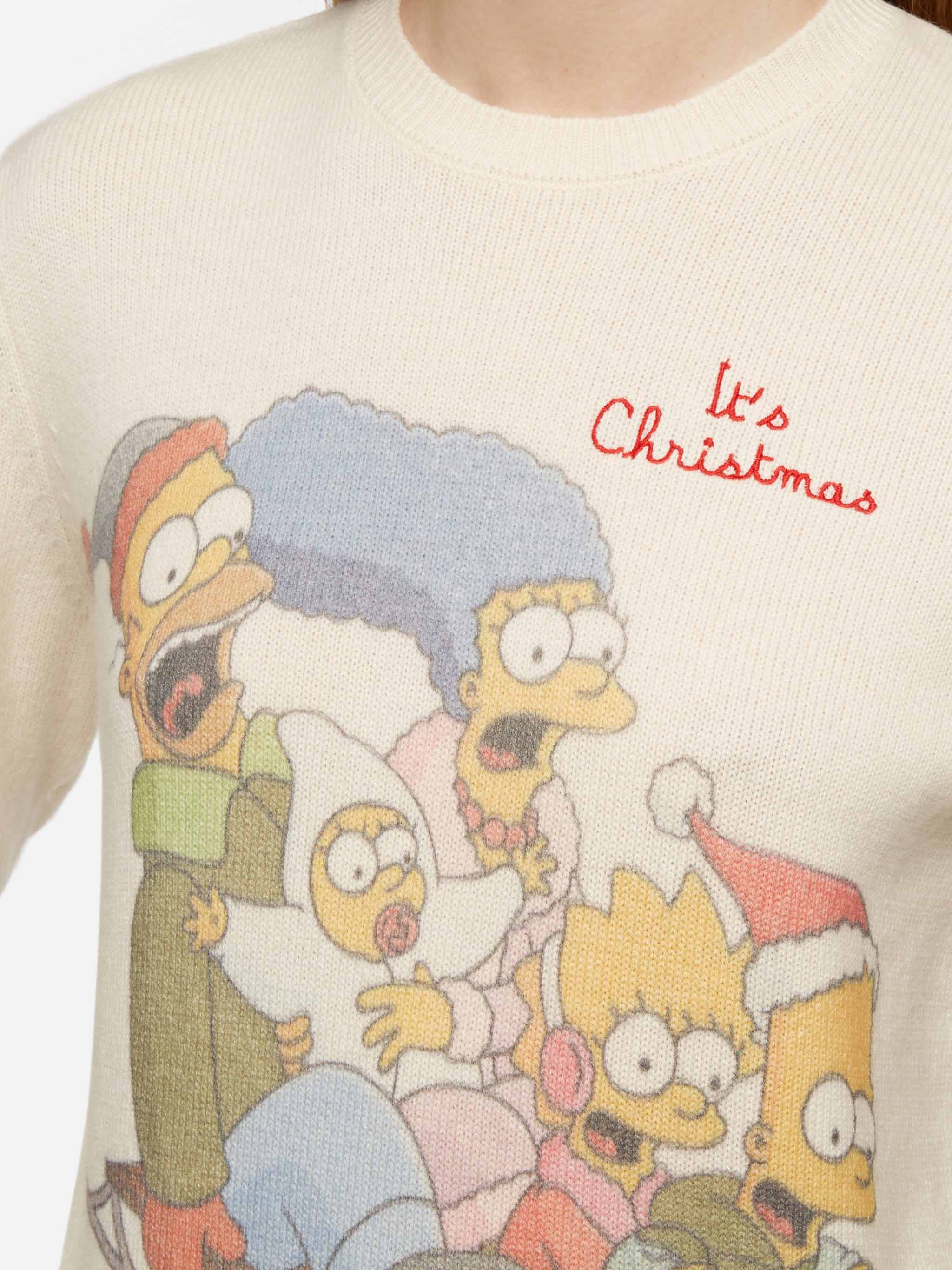 New Queen white Simpson print sweater | Special Edition - Image 2