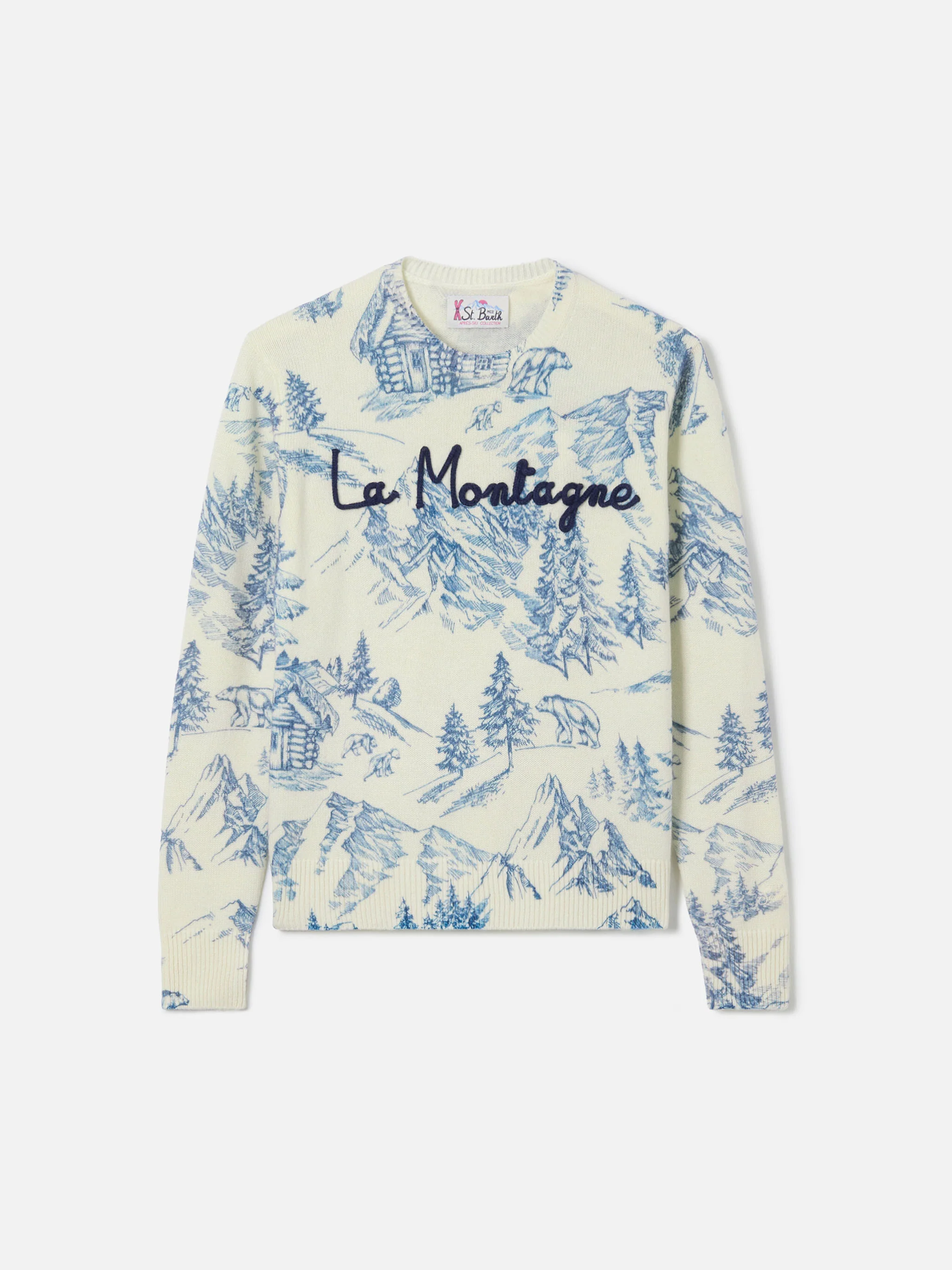 New Queen white toile de jouy sweater - Image 5