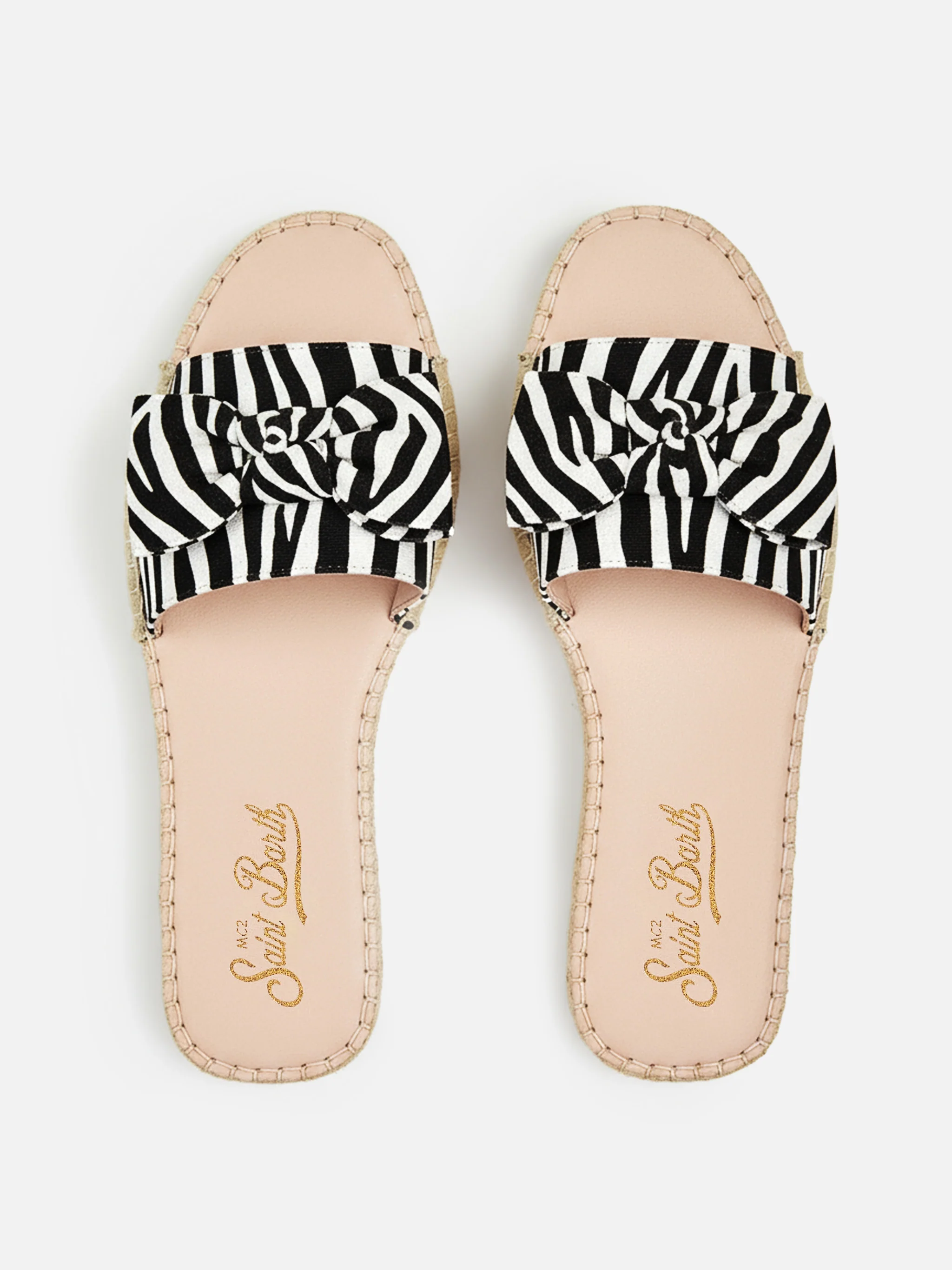 Women’s Luz slip on sandal with zebra print - Image 2