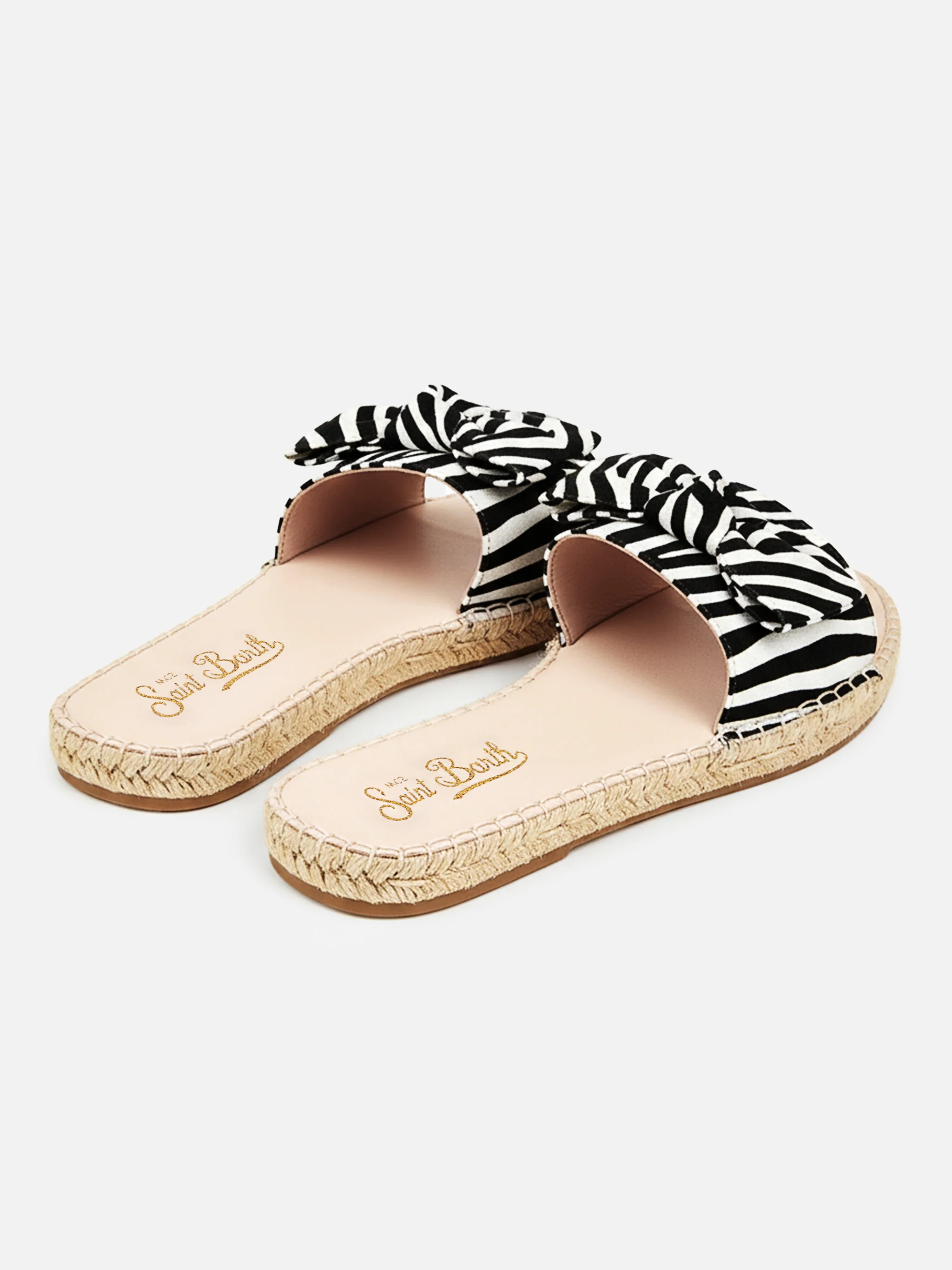 Women’s Luz slip on sandal with zebra print - Image 3