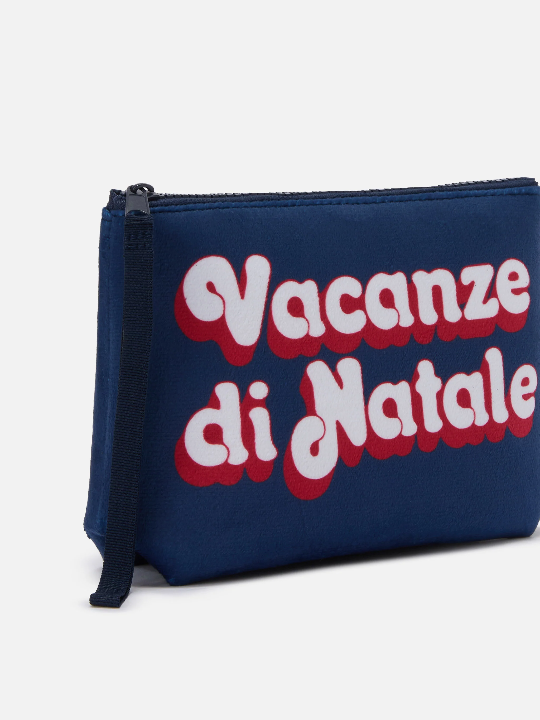 Aline Pouch in wool-effect fabric with Christmas Vacation print | VACANZE DI NATALE SPECIAL EDITION - Image 2