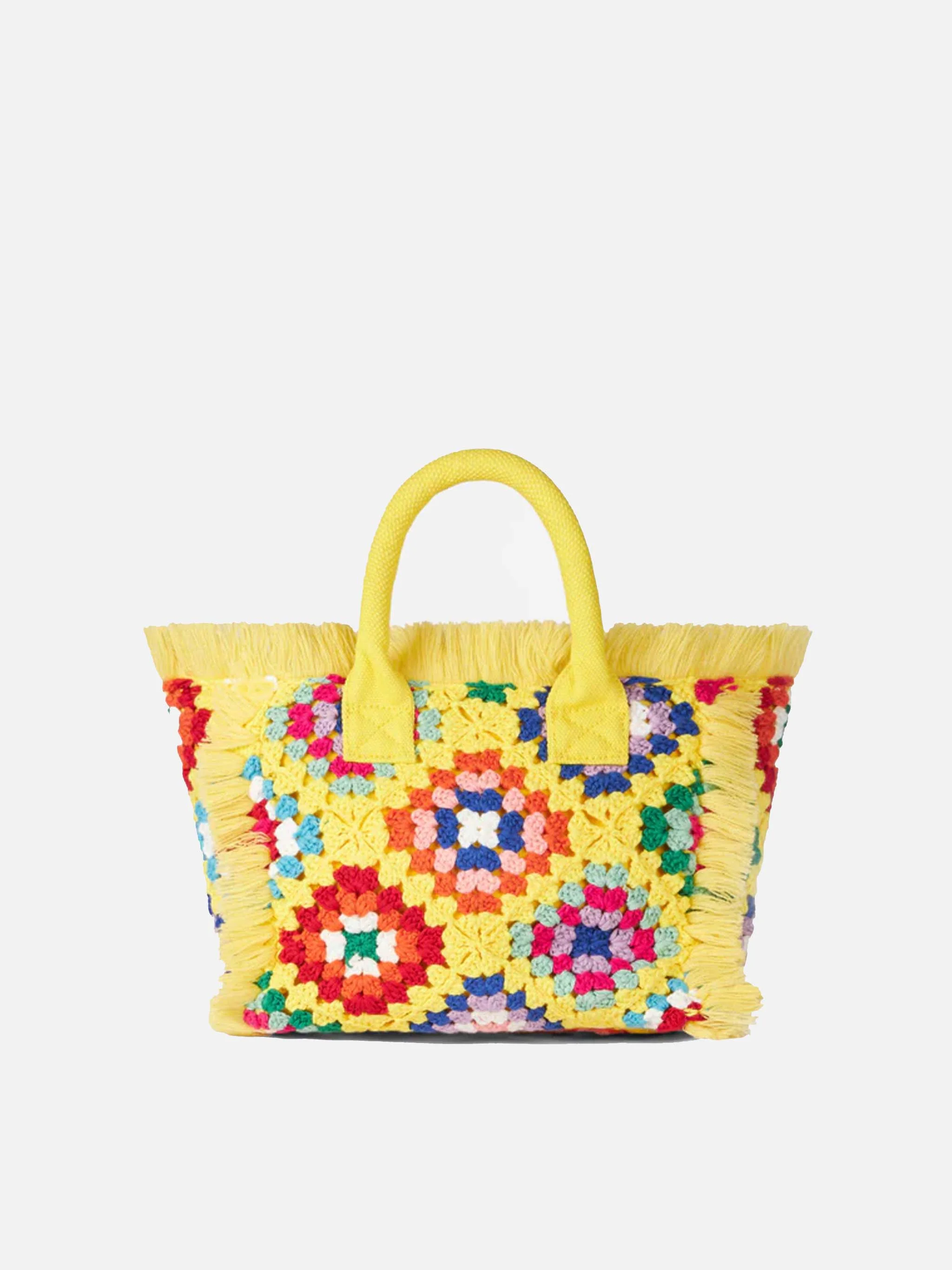 Colette crochet handbag with fringes - Image 5