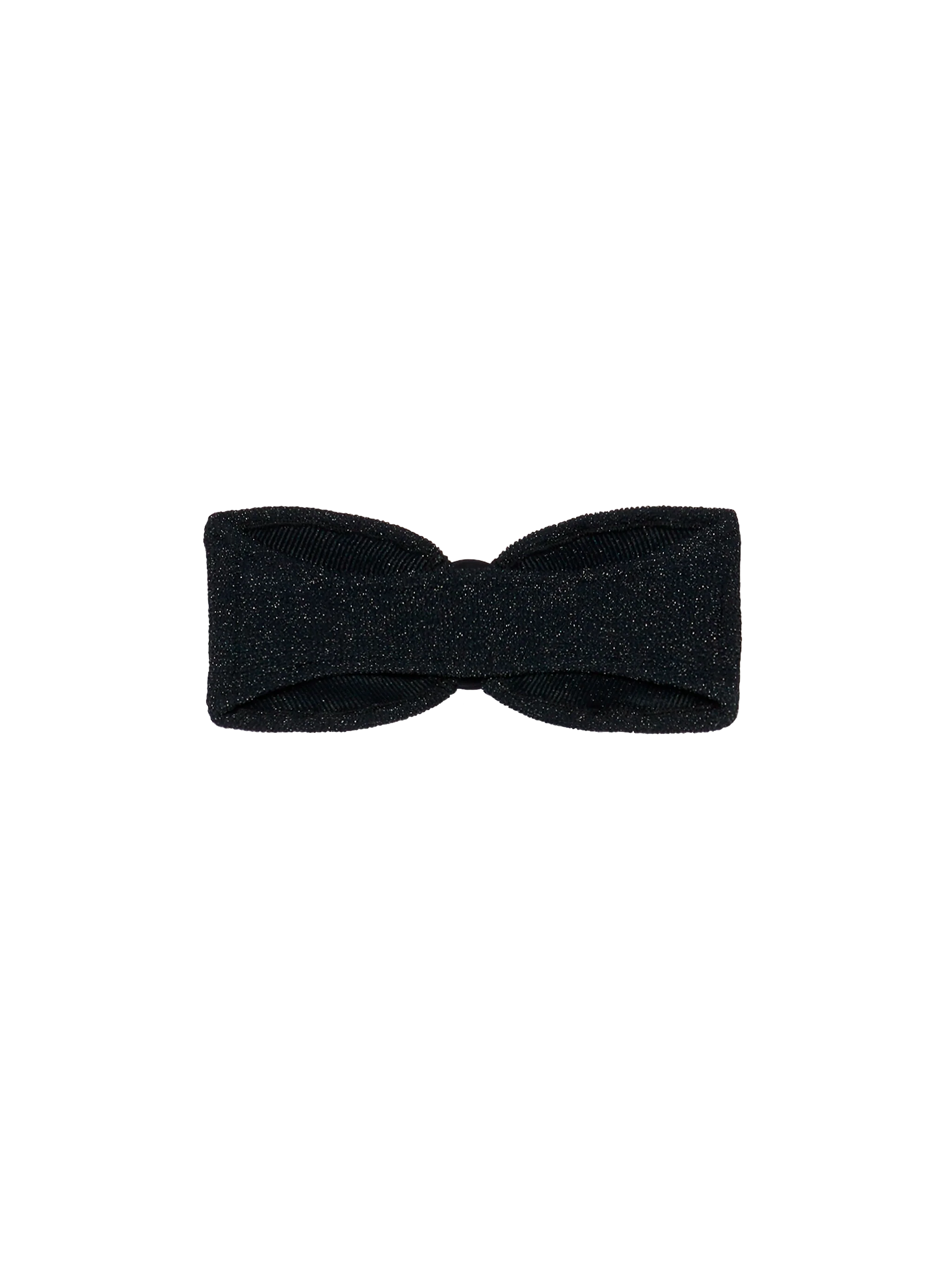 Yulia black lurex crinkle bandeau top - Image 2