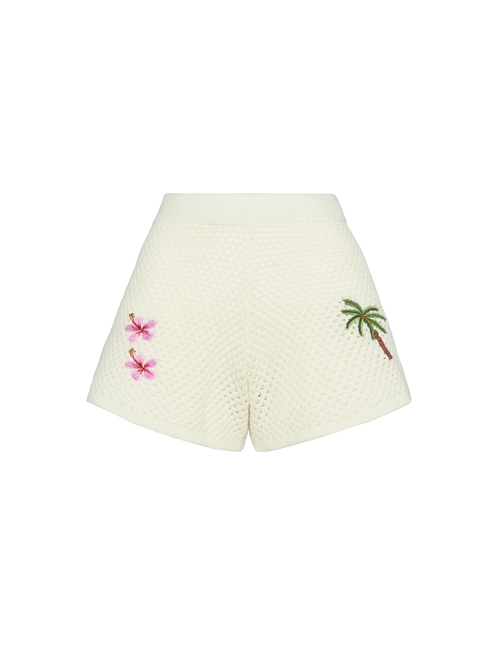 Yvette embroidered knit shorts - Image 5
