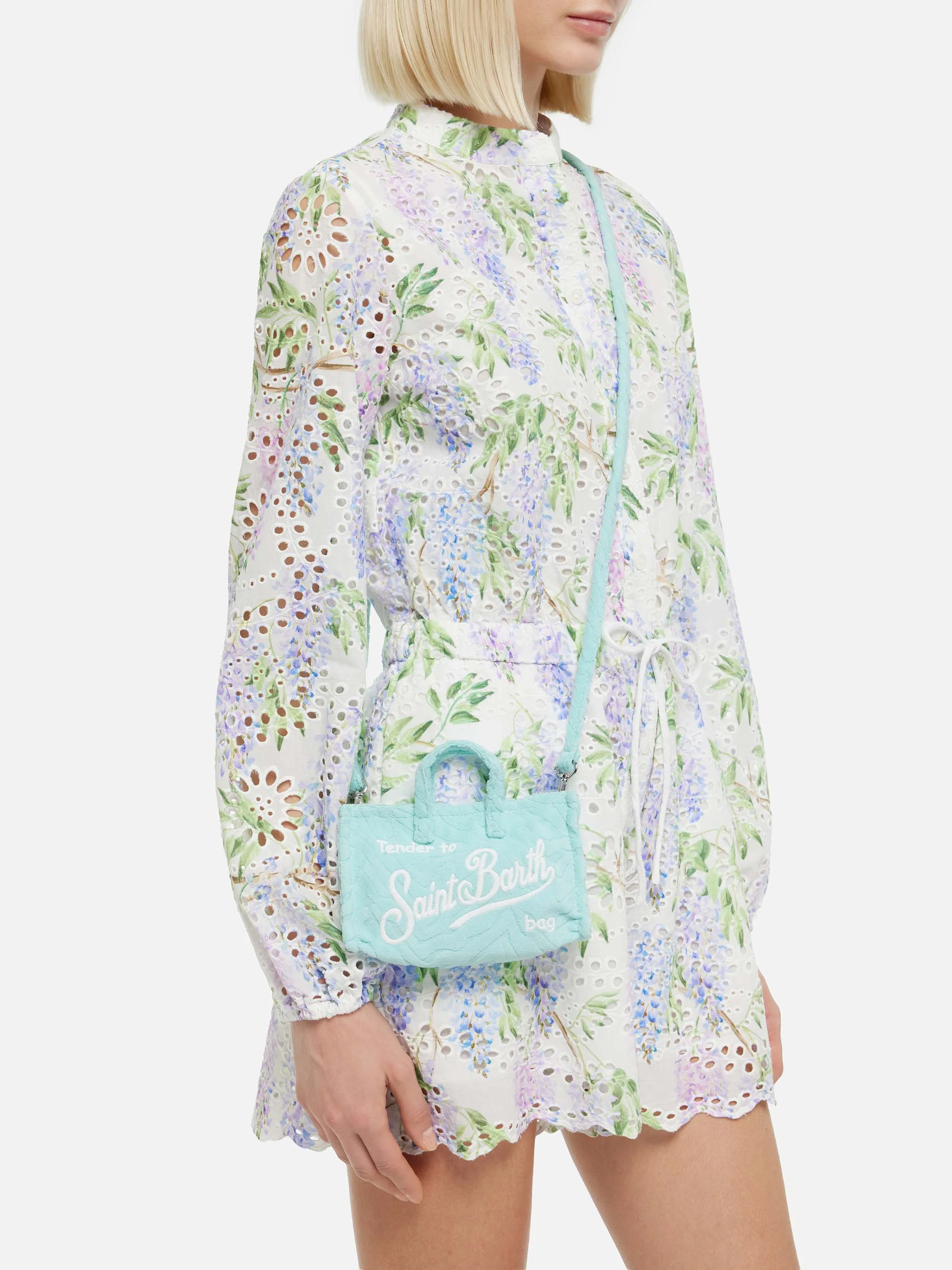 Zebra terry embossed Phone Bag - Image 2